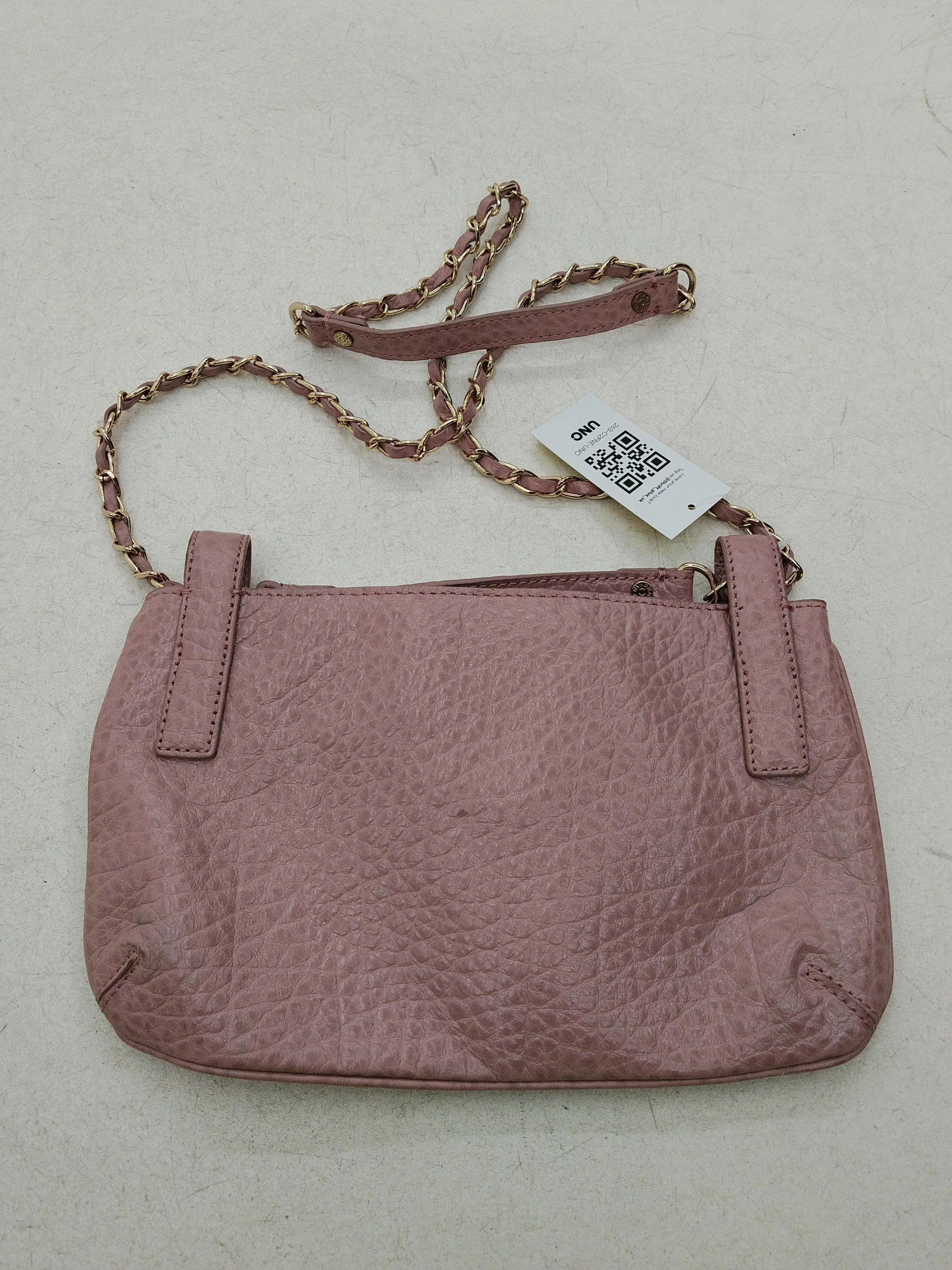 DKNY Women's Bag Pink 100% Leather Crossbody - Image 2