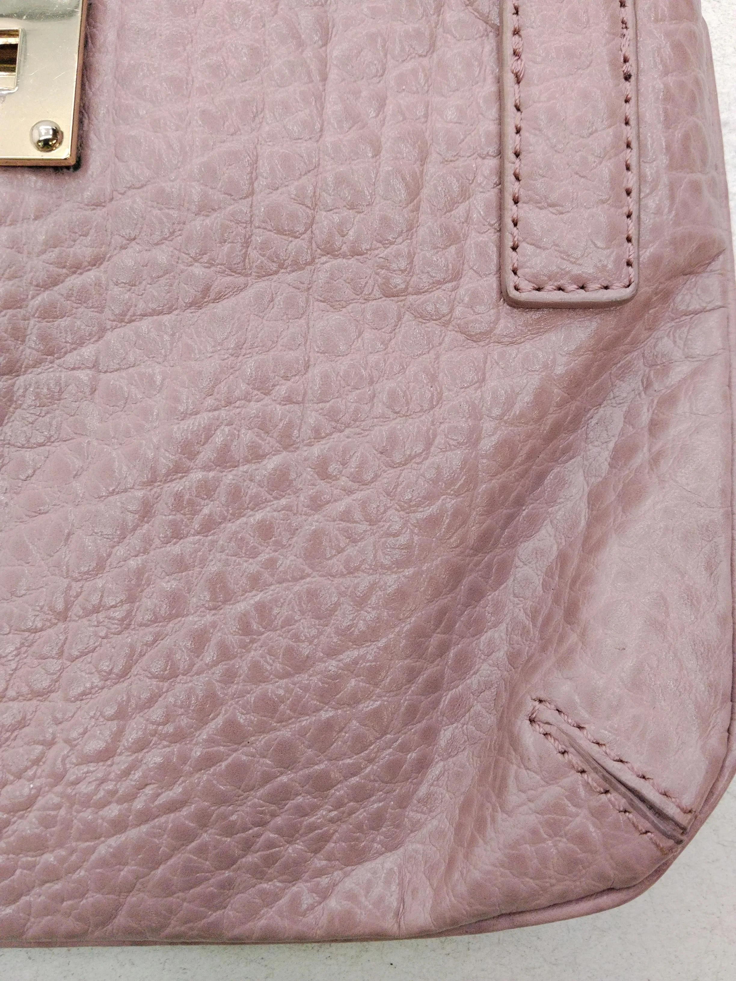 DKNY Women's Bag Pink 100% Leather Crossbody - Image 3