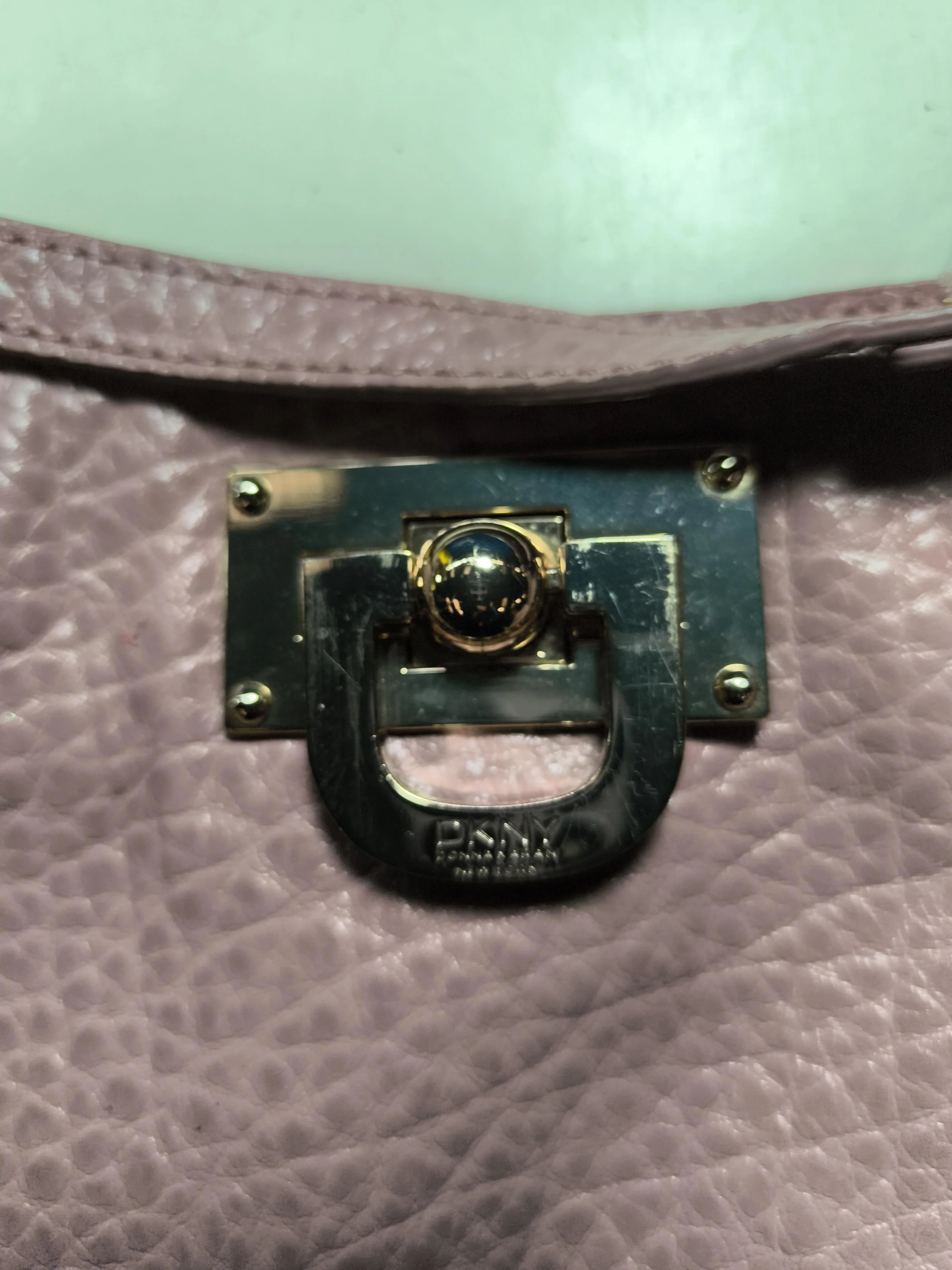 DKNY Women's Bag Pink 100% Leather Crossbody - Image 6