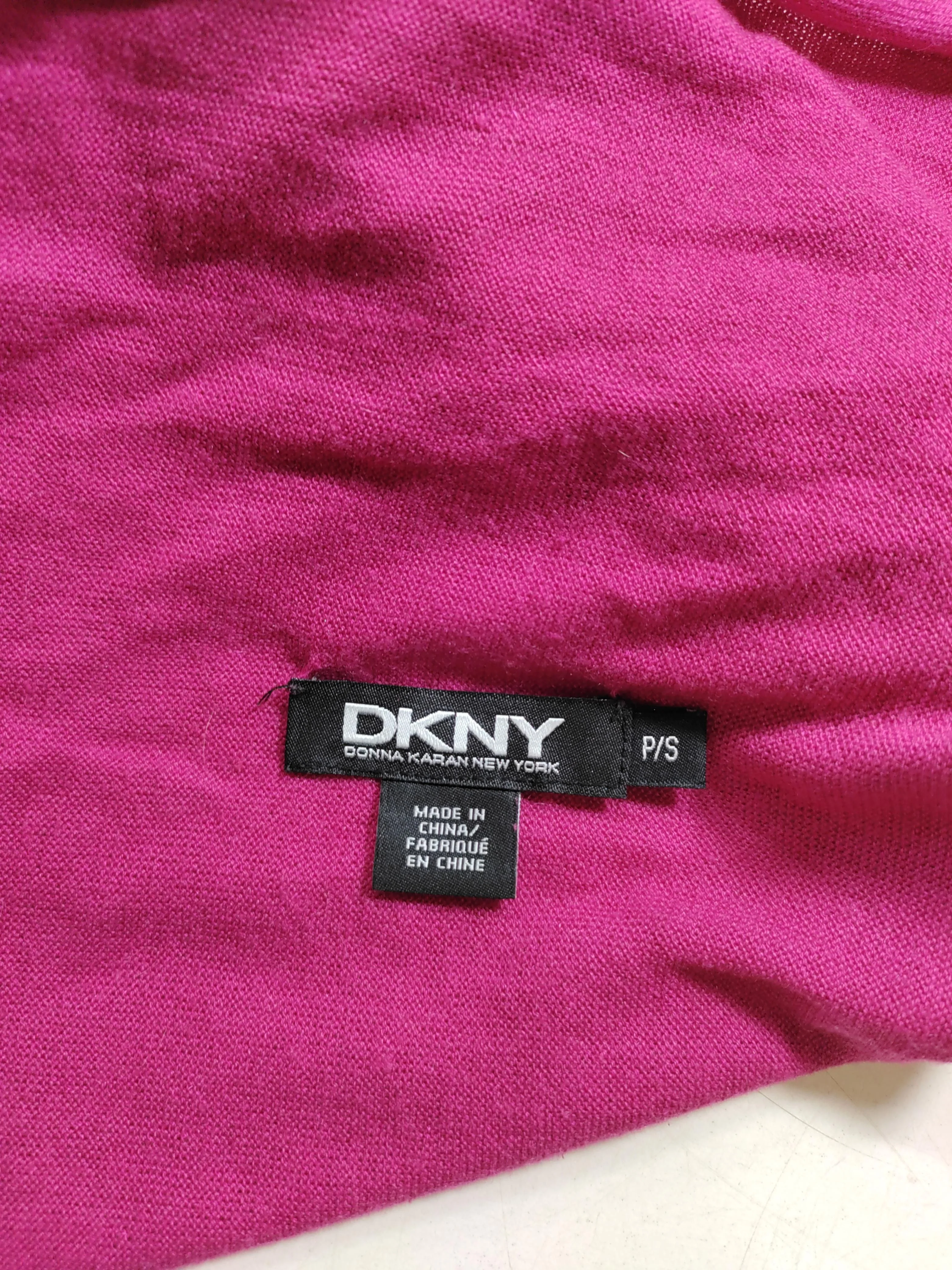 DKNY Women's Cardigan S Pink 100% Other V-Neck Cardigan - Image 5
