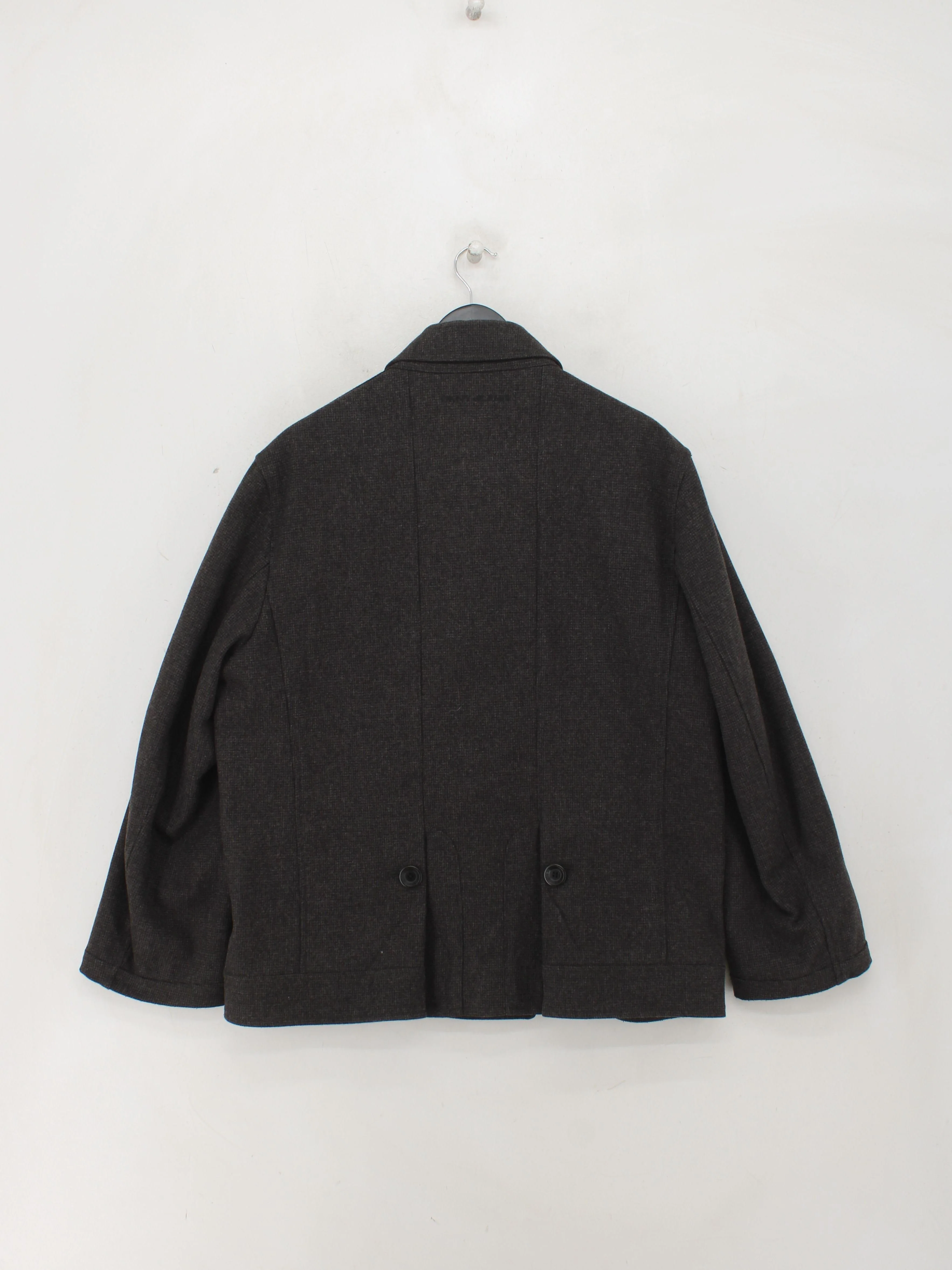 DKNY Women's Coat XL Grey Wool with Polyamide Overcoat - Image 2