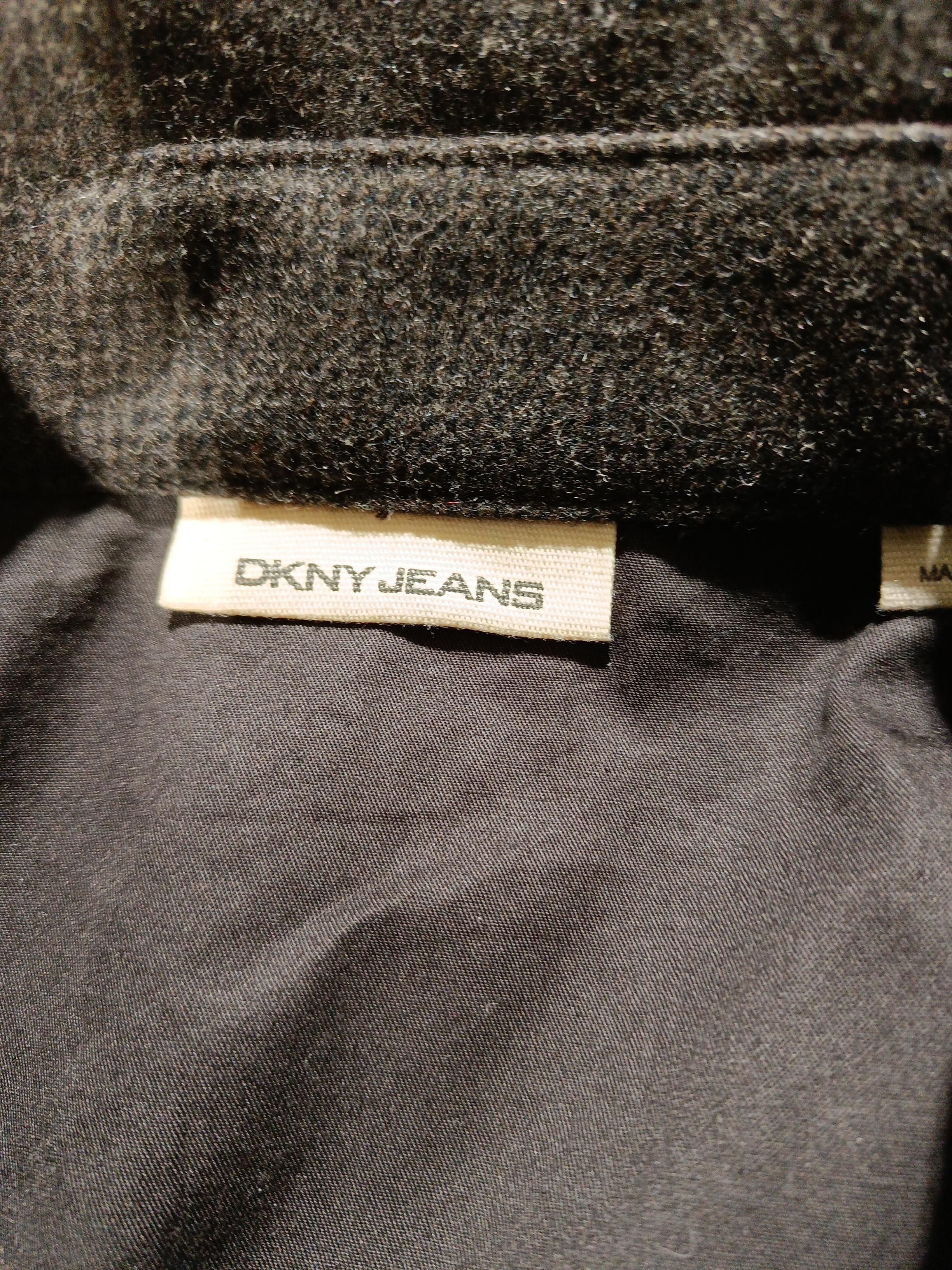 DKNY Women's Coat XL Grey Wool with Polyamide Overcoat - Image 5