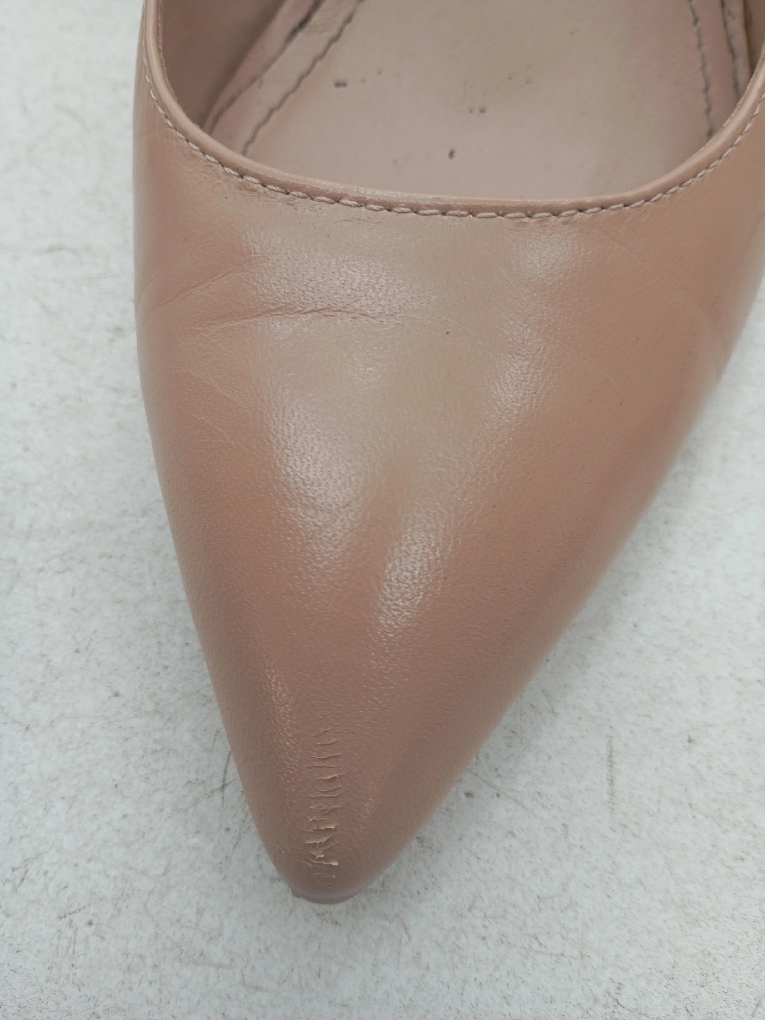 DKNY Women's Heels UK 4.5 Tan 100% Leather Court - Image 8