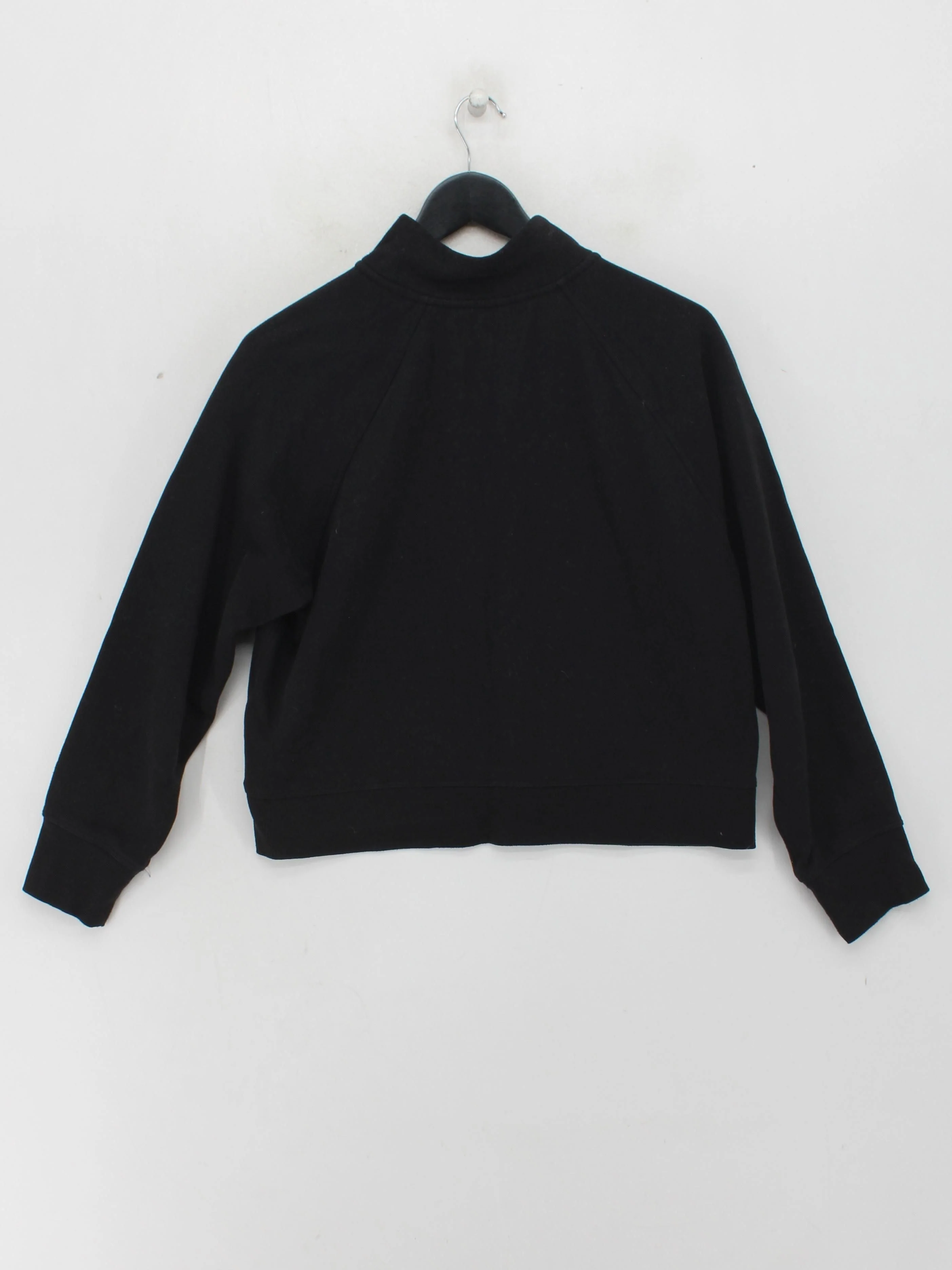 DKNY Women's Hoodie M Black Cotton with Polyester Pullover - Image 2