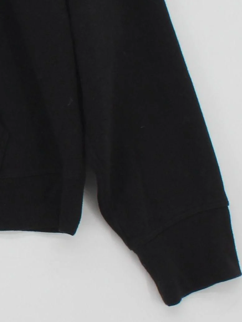 DKNY Women's Hoodie M Black Cotton with Polyester Pullover - Image 4
