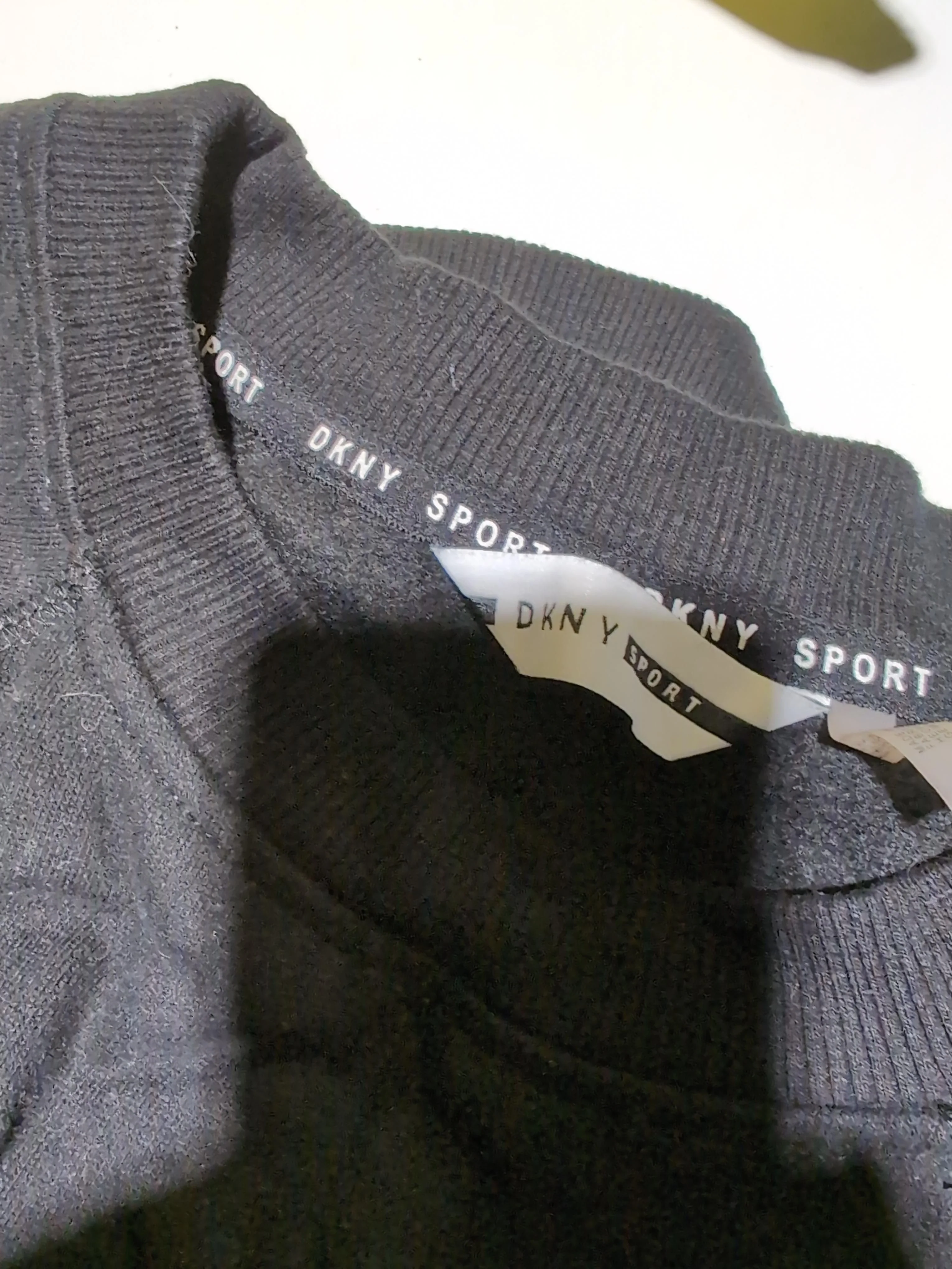 DKNY Women's Hoodie M Black Graphic Cotton with Polyester Pullover - Image 5