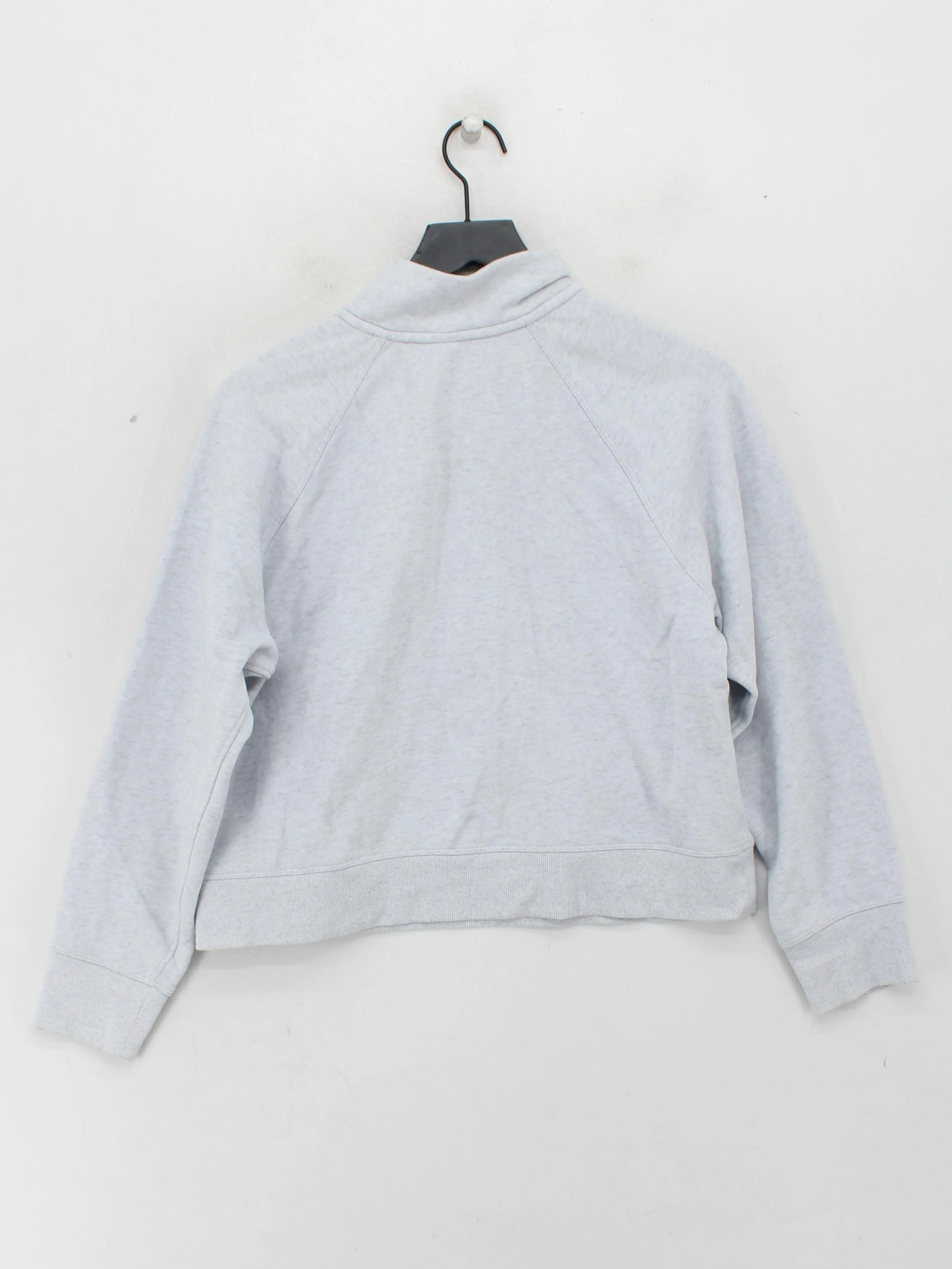 DKNY Women's Hoodie M Grey Cotton with Polyester Pullover - Image 2