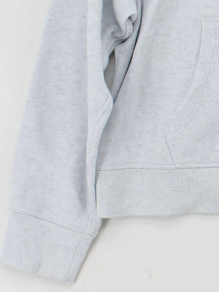 DKNY Women's Hoodie M Grey Cotton with Polyester Pullover - Image 4