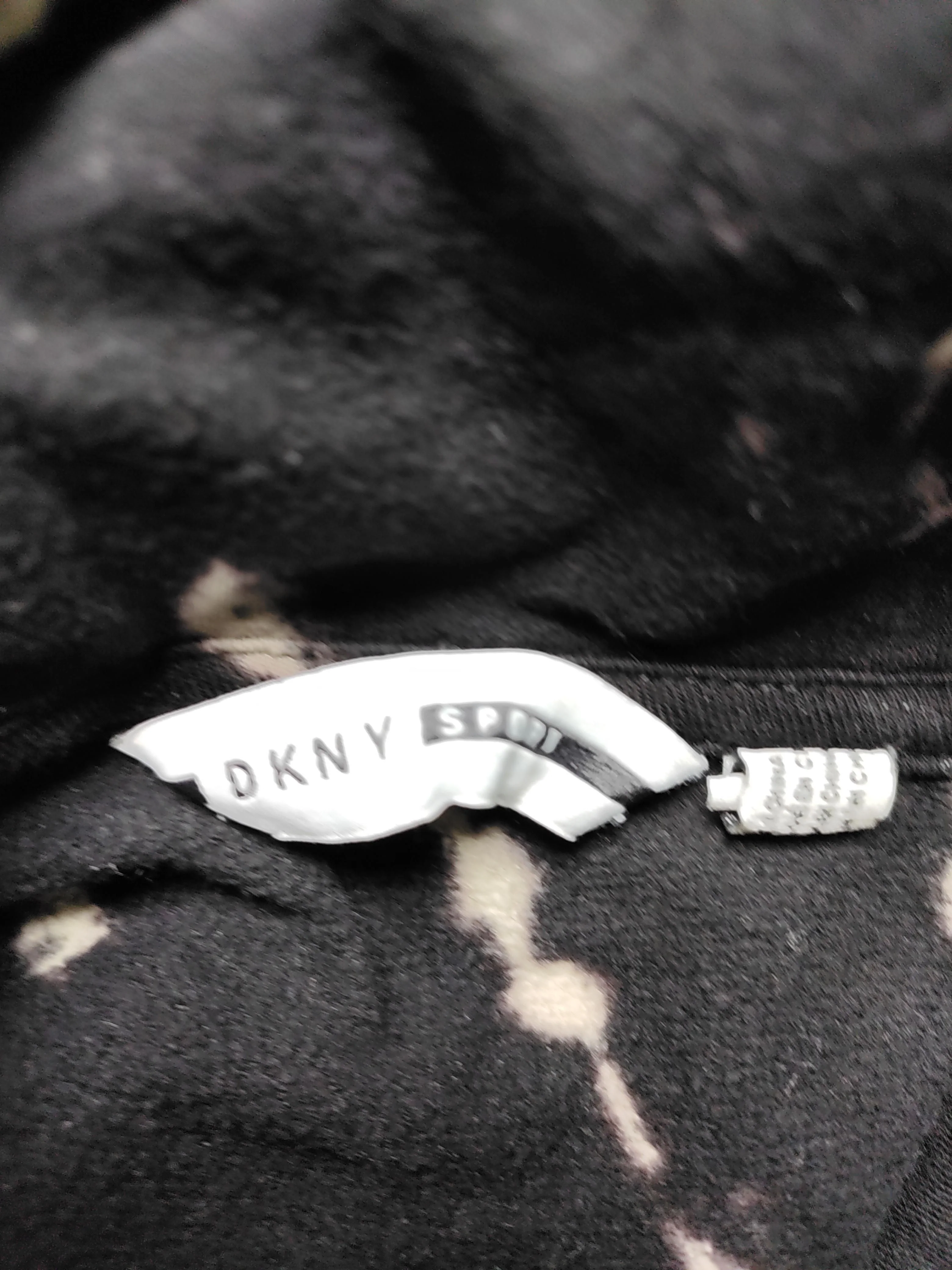 DKNY Women's Hoodie S Black 100% Cotton Pullover - Image 5