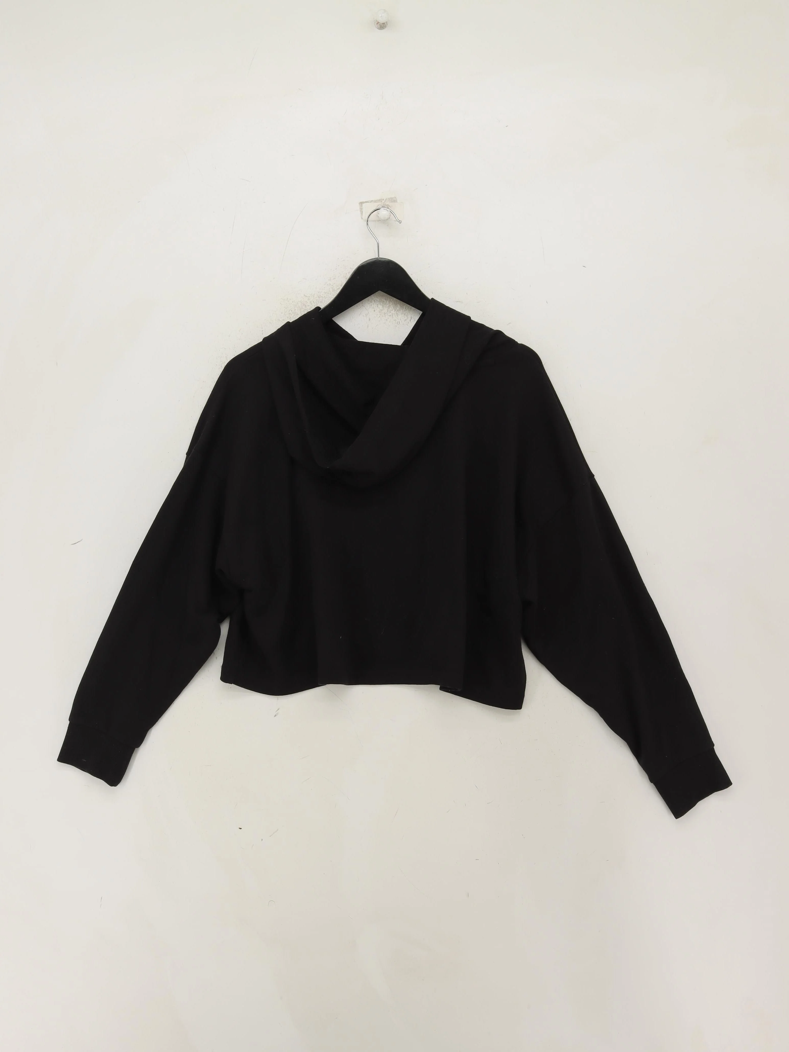 DKNY Women's Hoodie XL Black Graphic Cotton with Polyester, Spandex Pullover - Image 2