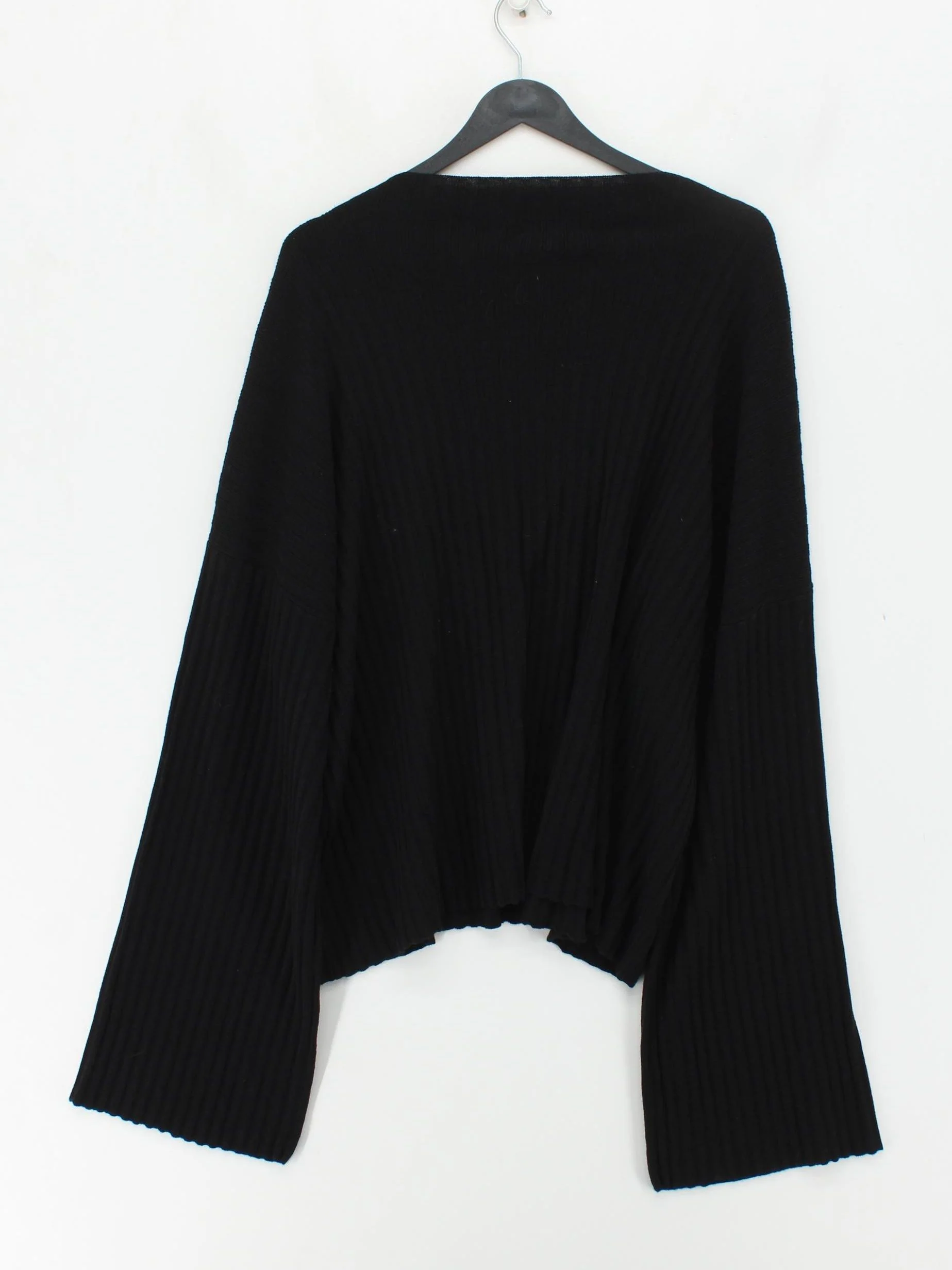 DKNY Women's Jumper XL Black 100% Cotton Round Neck Pullover - Image 2