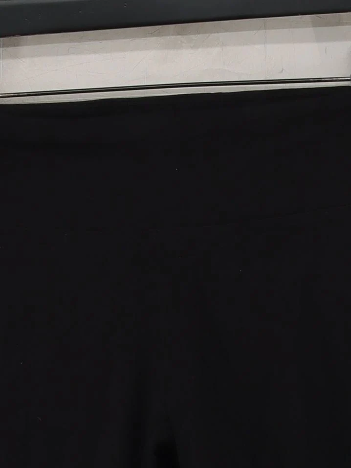 DKNY Women's Leggings M Black Cotton with Elastane Full length - Image 3