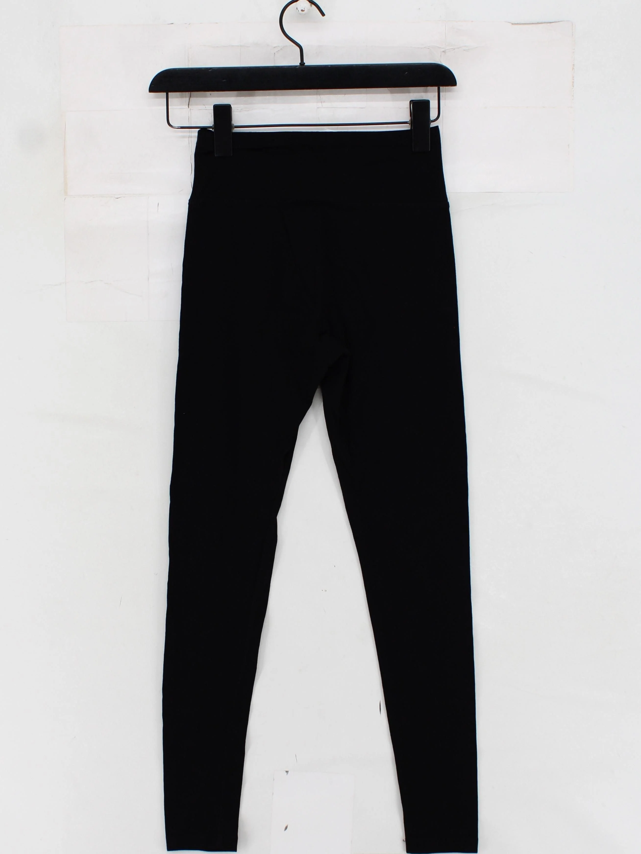 DKNY Women's Leggings XS Black Cotton with Elastane Full length - Image 2