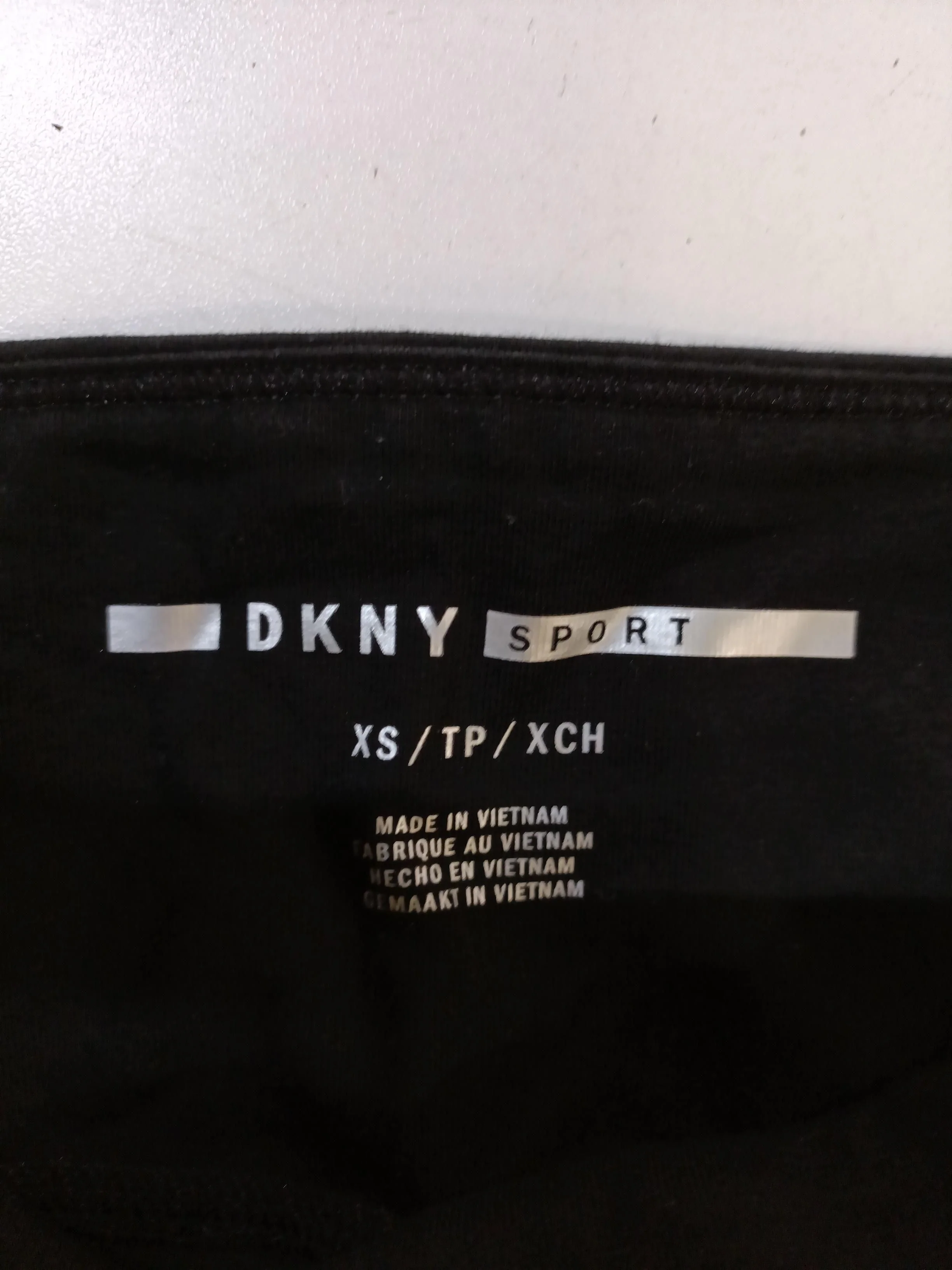 DKNY Women's Leggings XS Black Cotton with Elastane Full length - Image 5
