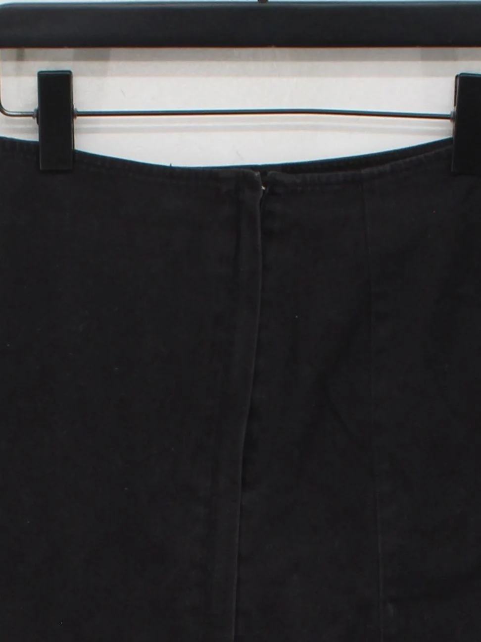 DKNY Women's Mini Skirt UK 10 Black 100% Cotton Short Mini - Image 3