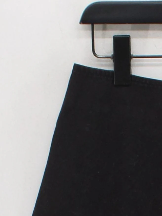 DKNY Women's Mini Skirt UK 10 Black 100% Cotton Short Mini - Image 4