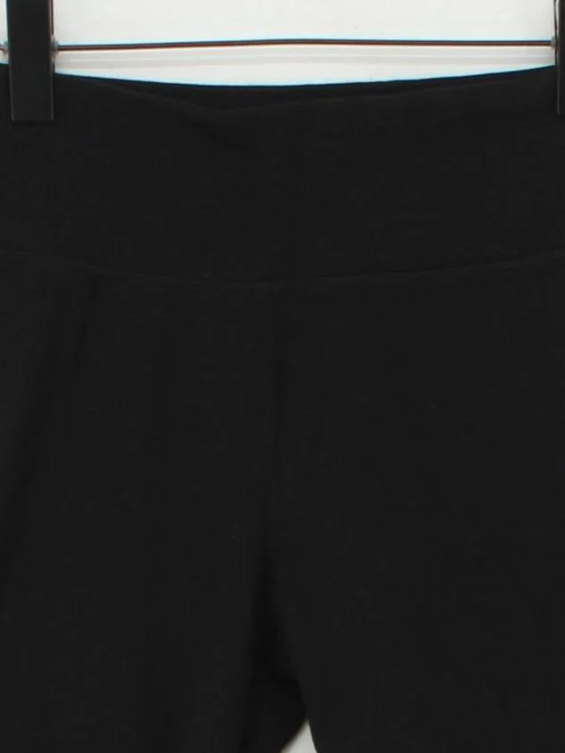 DKNY Women's Shorts S Black Cotton with Elastane Sweat - Image 3