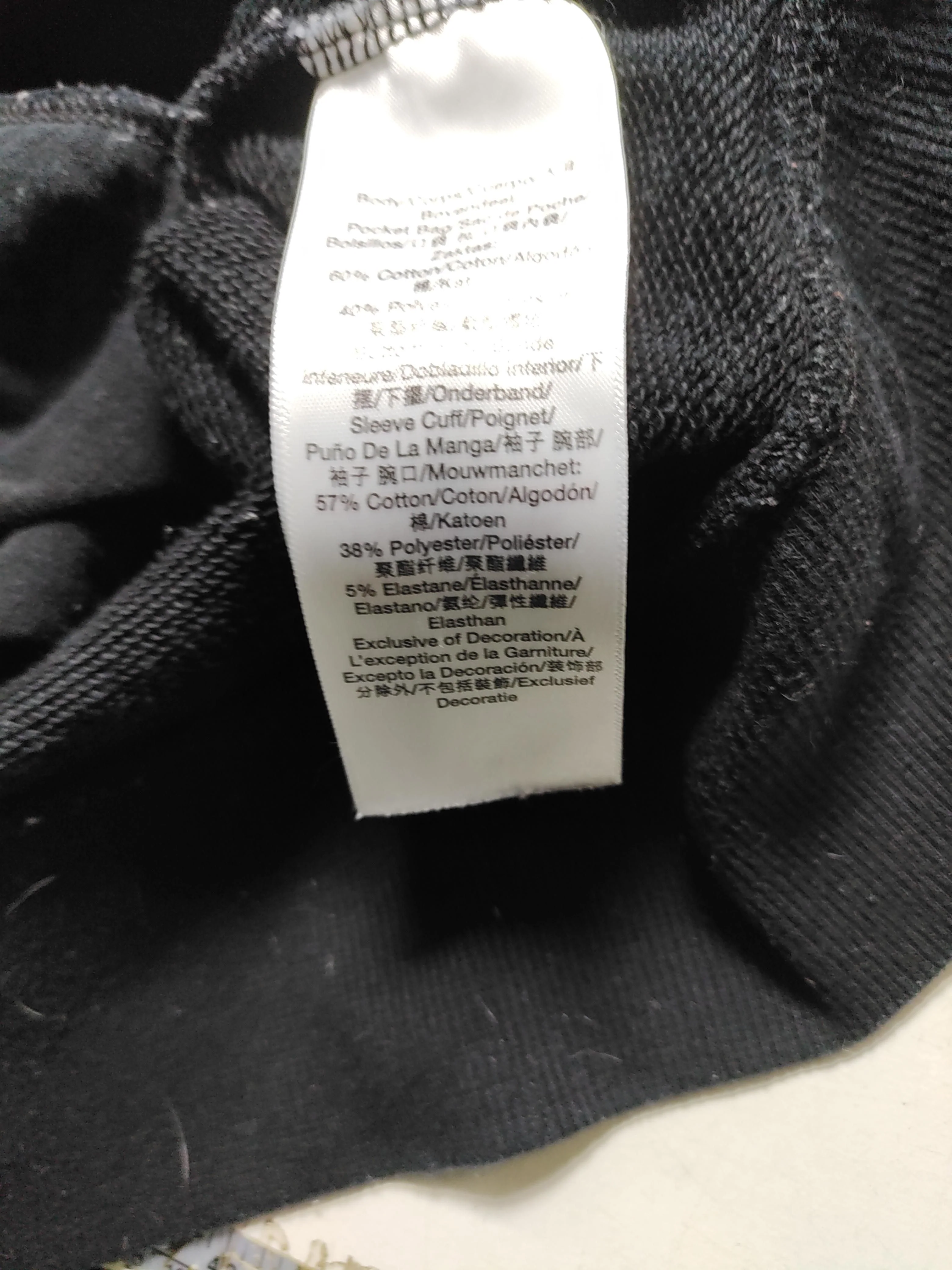 DKNY Women's T-Shirt XL Black Cotton with Polyester, Elastane Basic - Image 6
