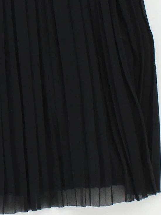 DKNY Women's Top S Black 100% Polyester Sleeveless Round Neck Basic - Image 4