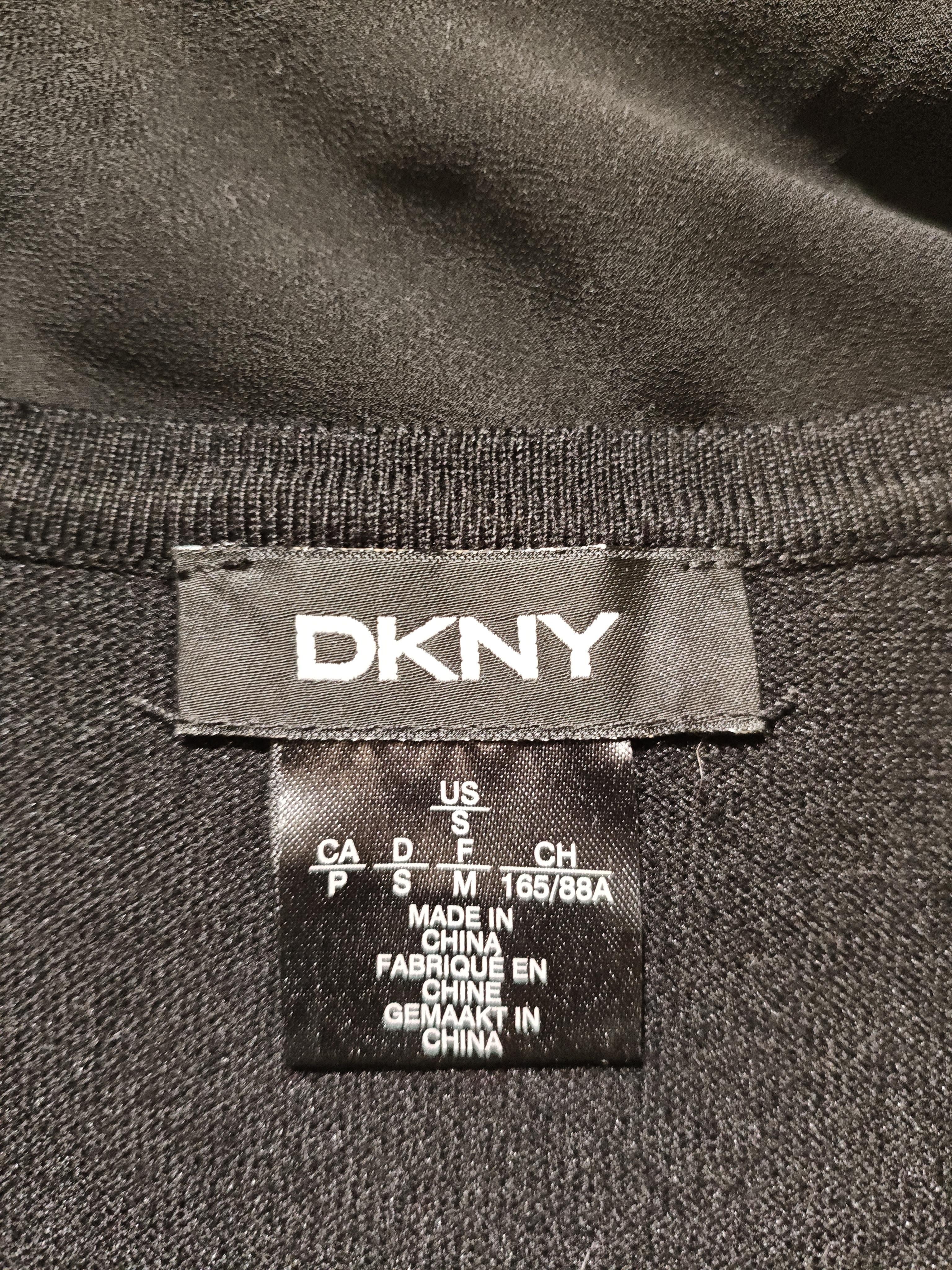 DKNY Women's Top S Black Rayon with Polyester Sleeveless Round Neck Basic - Image 5