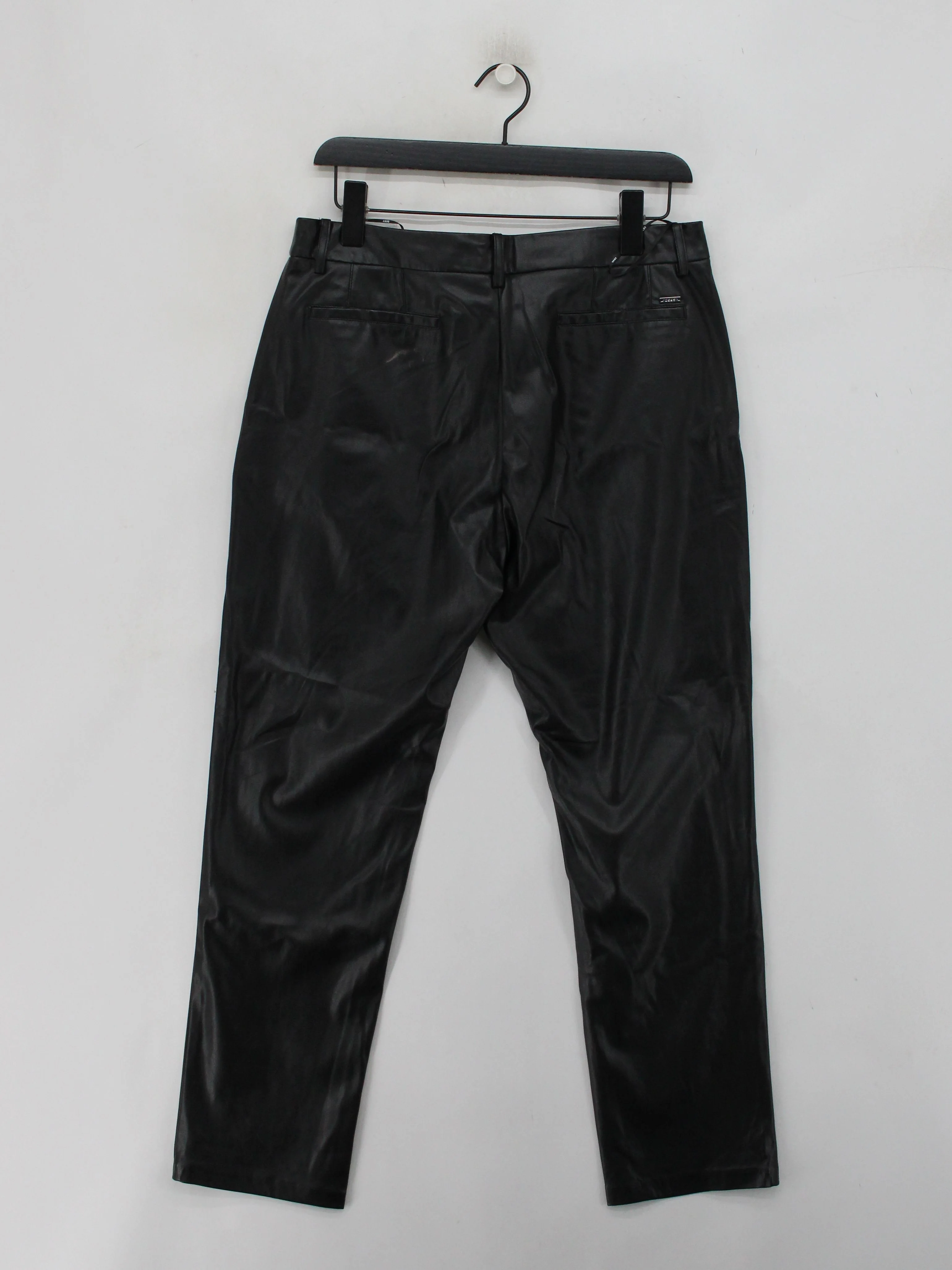 DKNY Women's Trousers UK 8 Black 100% Other Straight Chino - Image 2