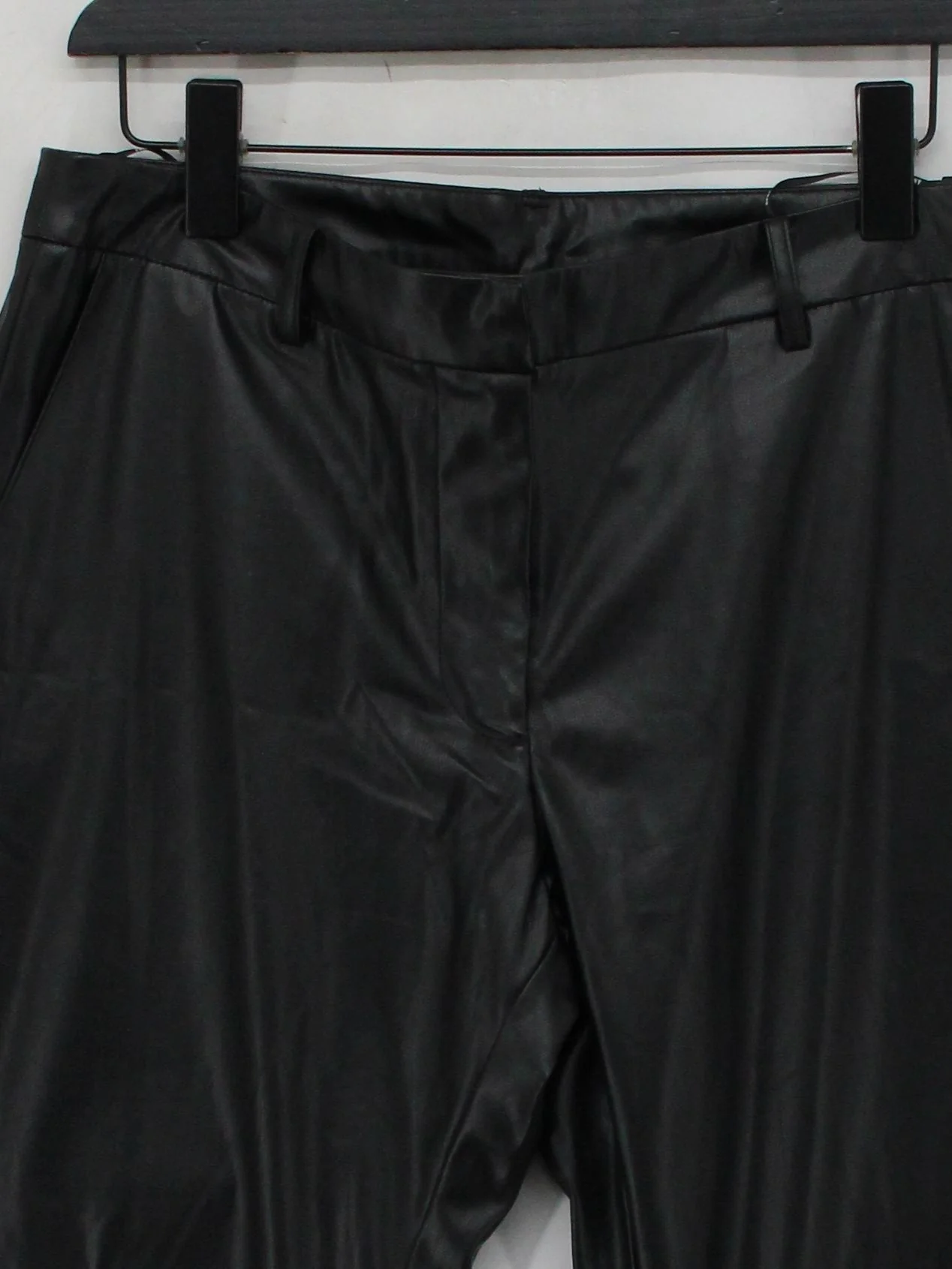 DKNY Women's Trousers UK 8 Black 100% Other Straight Chino - Image 3