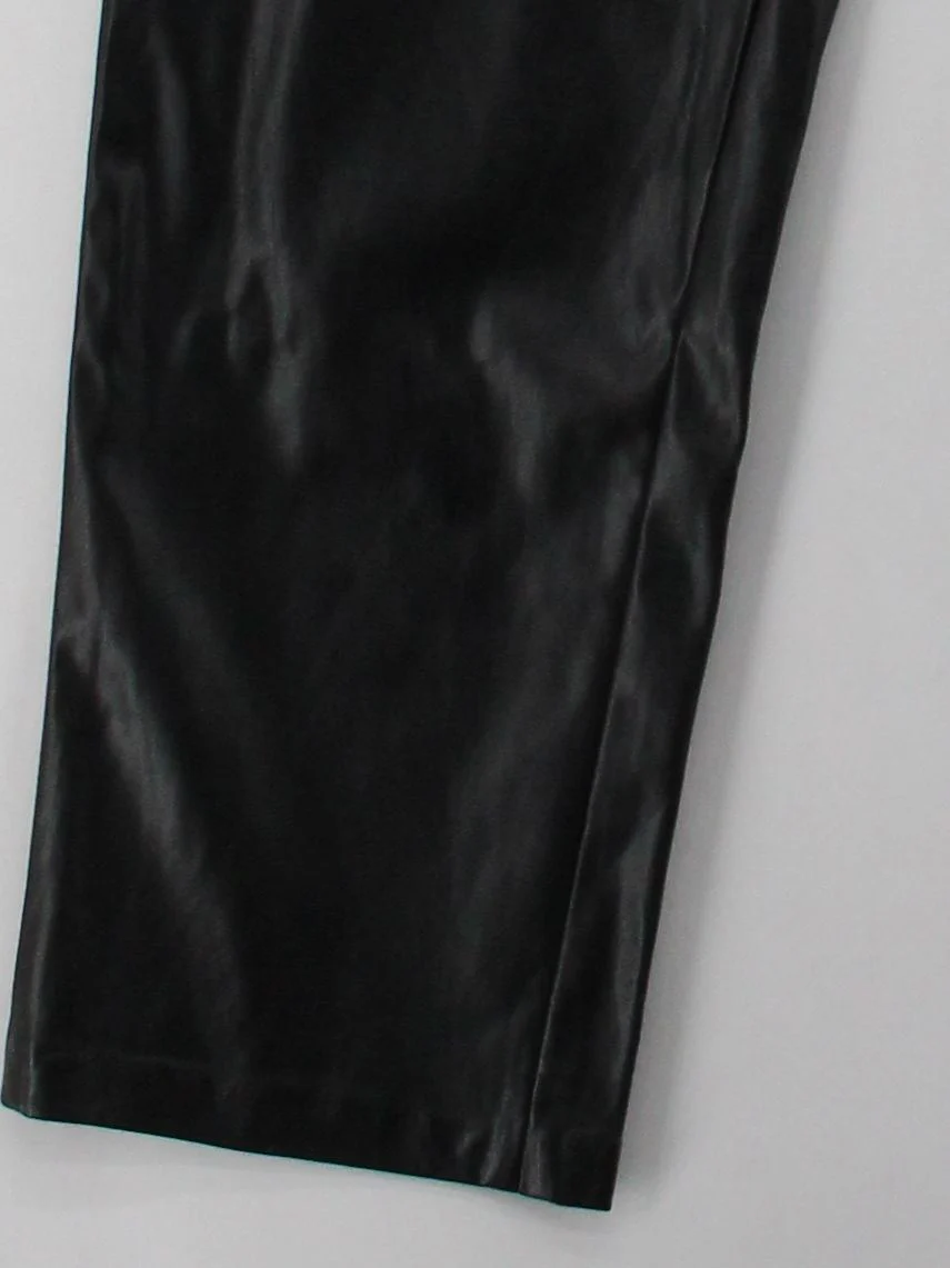 DKNY Women's Trousers UK 8 Black 100% Other Straight Chino - Image 4