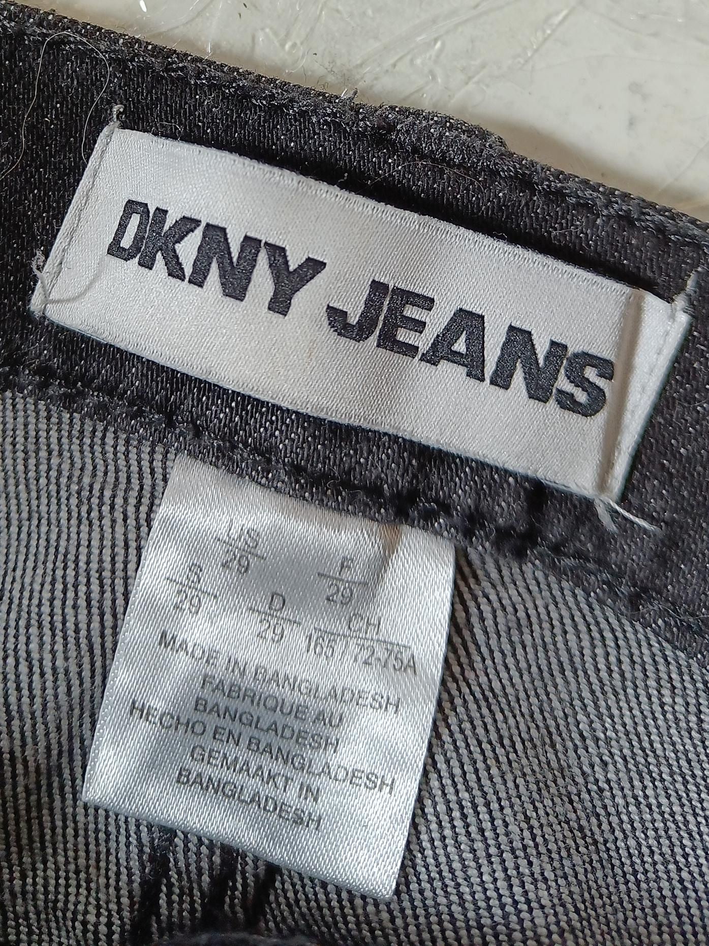 DKNY Women's Trousers W 29 in Black 100% Other Wide-Leg Chino - Image 5