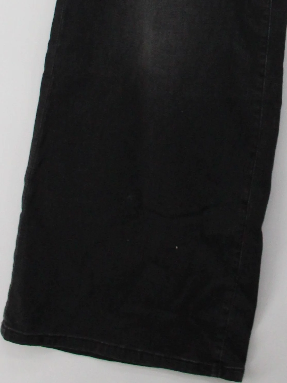 DL1961 Women's Jeans W 26 in Black Cotton with Spandex Wide-Leg - Image 4
