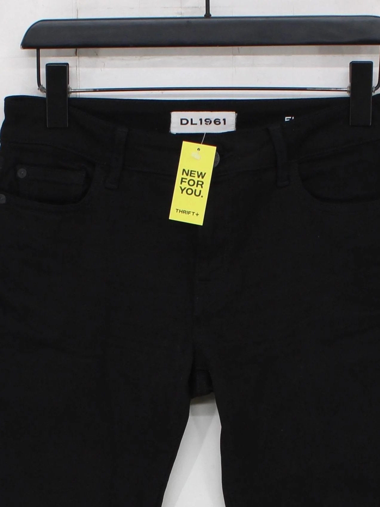 DL1961 Women's Jeans W 28 in Black 100% Cotton Skinny - Image 3