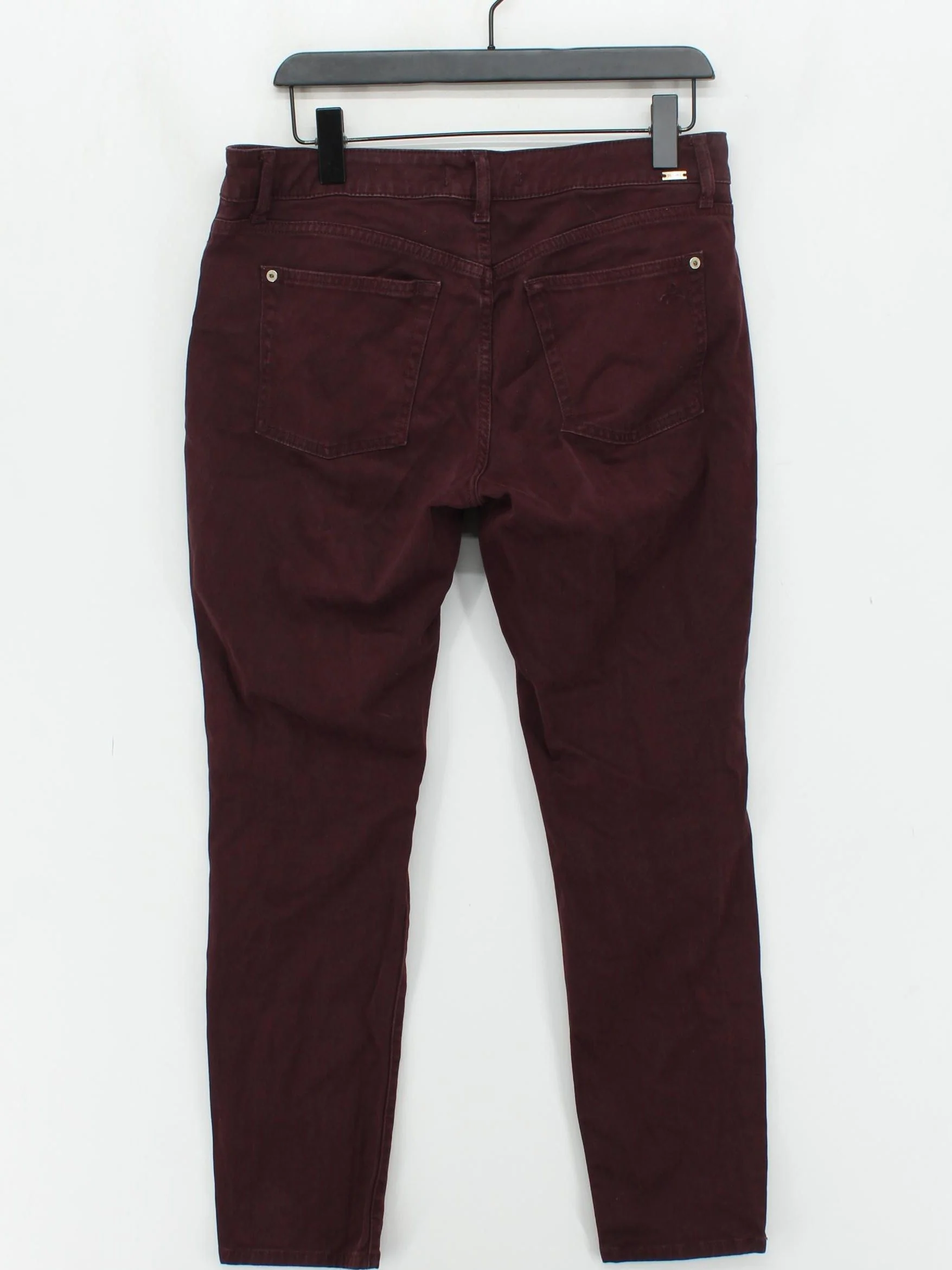 DL1961 Women's Jeans W 31 in Red Cotton with Polyester, Elastane Skinny - Image 2