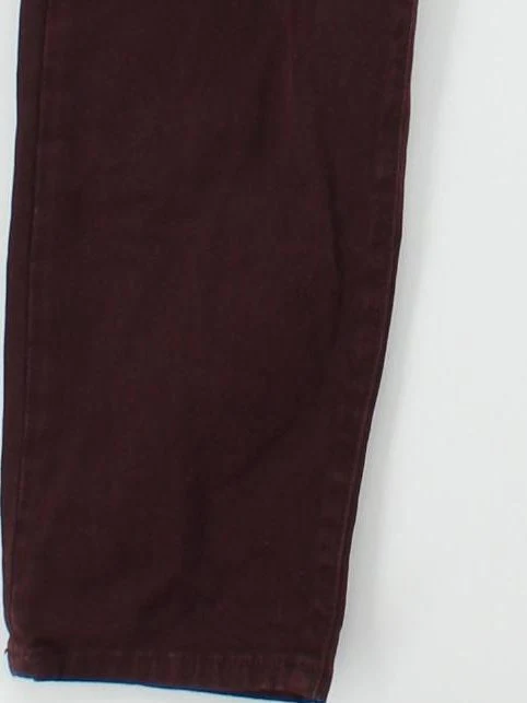 DL1961 Women's Jeans W 31 in Red Cotton with Polyester, Elastane Skinny - Image 4