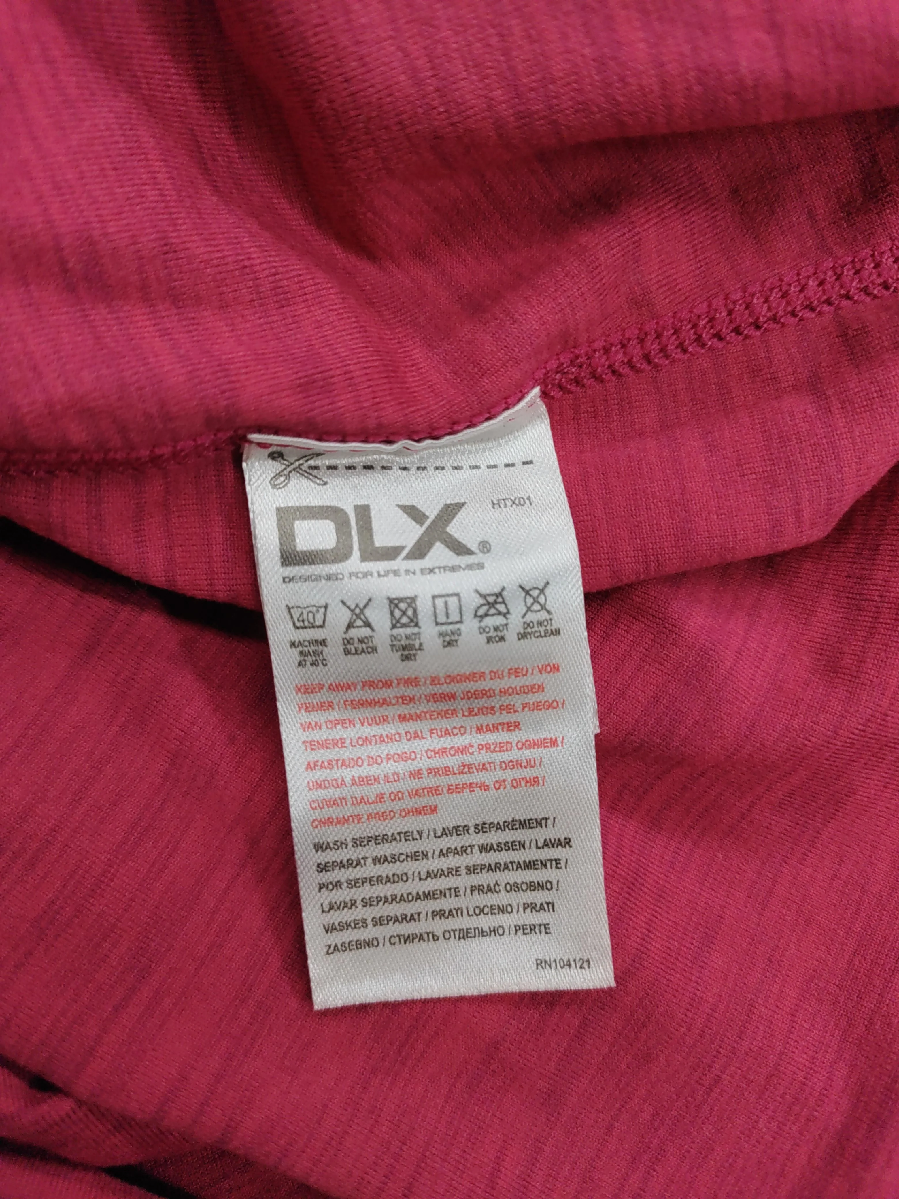 DLX Women's T-Shirt XL Red 100% Polyester Basic New with tags - Image 6