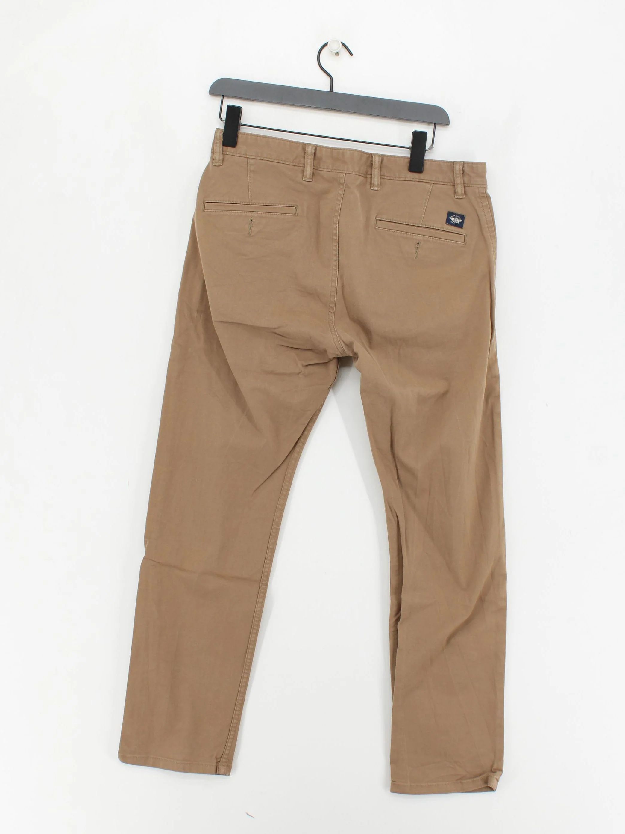 DOCKERS Men's Trousers W 32 in Tan Cotton with Elastane Straight Chino - Image 2