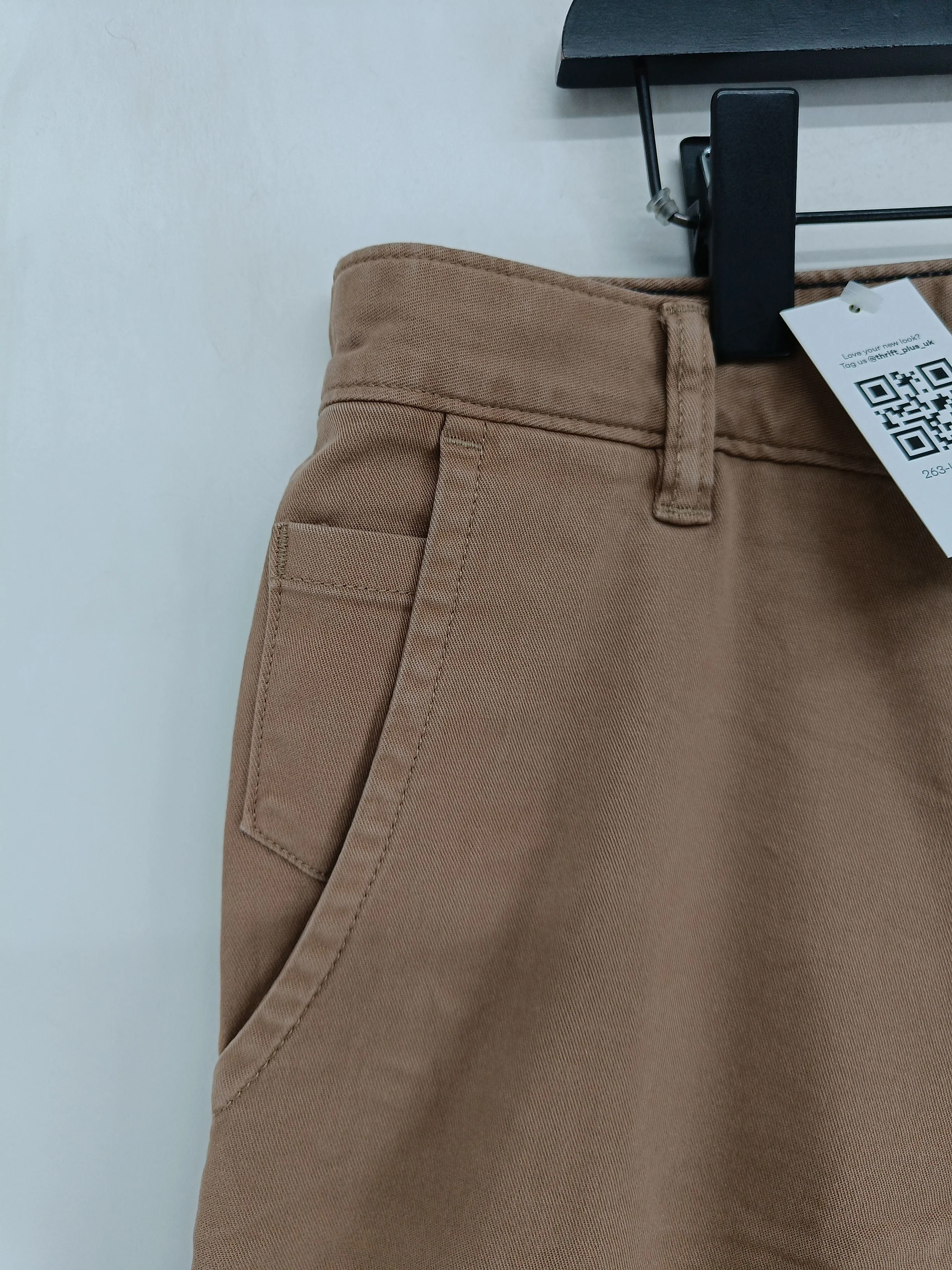 DOCKERS Men's Trousers W 32 in Tan Cotton with Elastane Straight Chino - Image 5