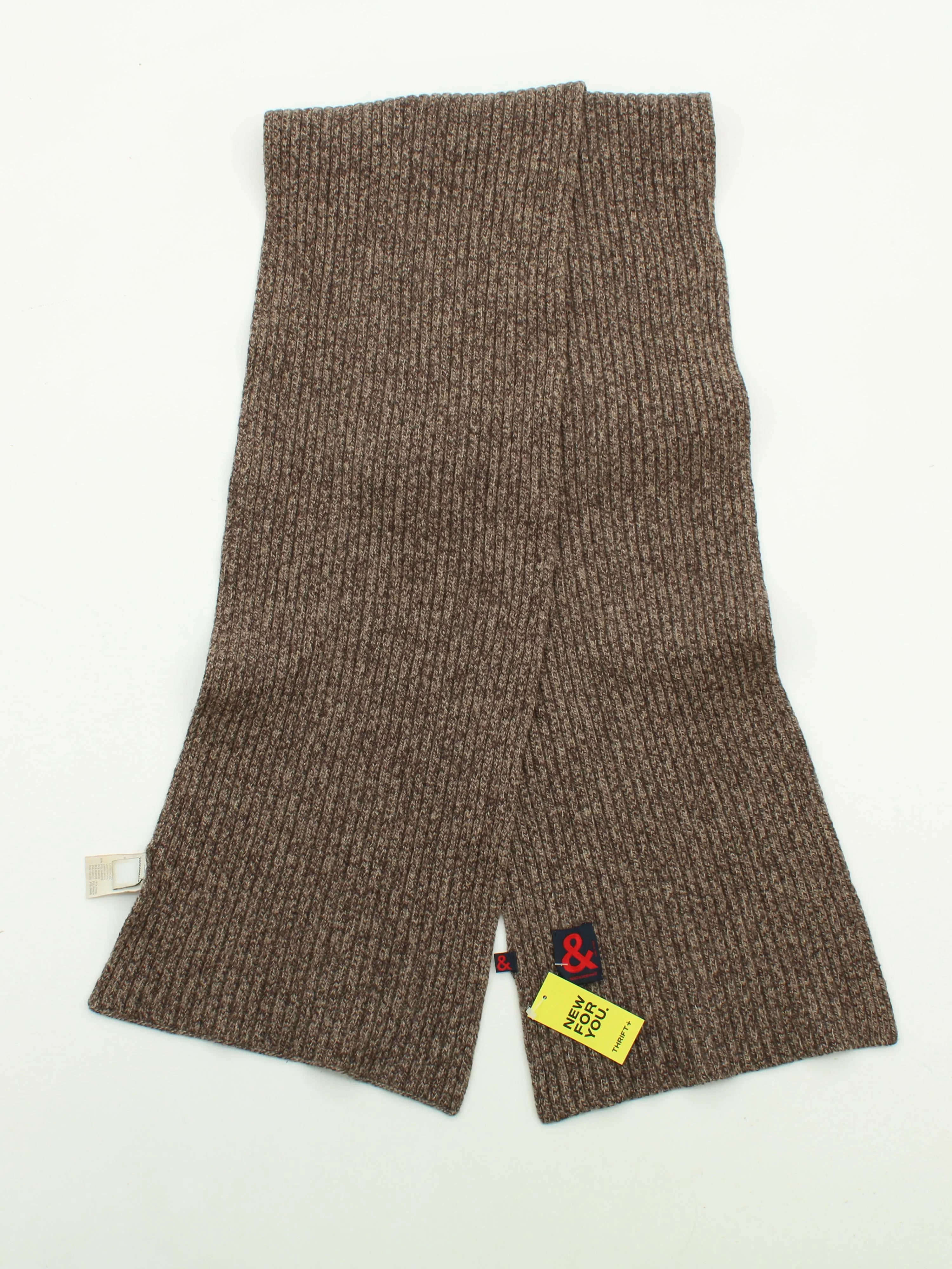 Dolce & Gabbana Men's Scarf Brown Wool with Polyamide Scarf - Image 2