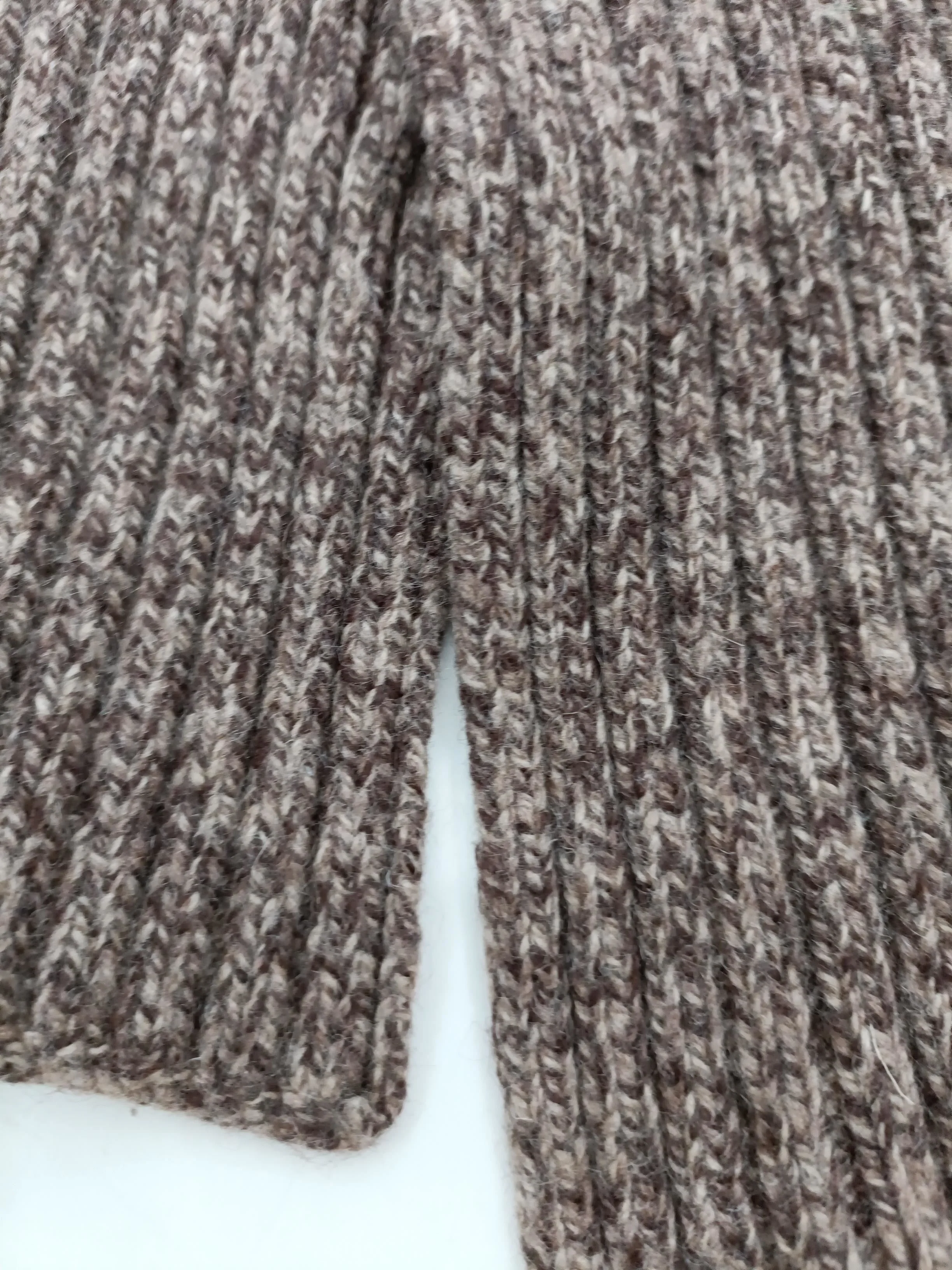 Dolce & Gabbana Men's Scarf Brown Wool with Polyamide Scarf - Image 4