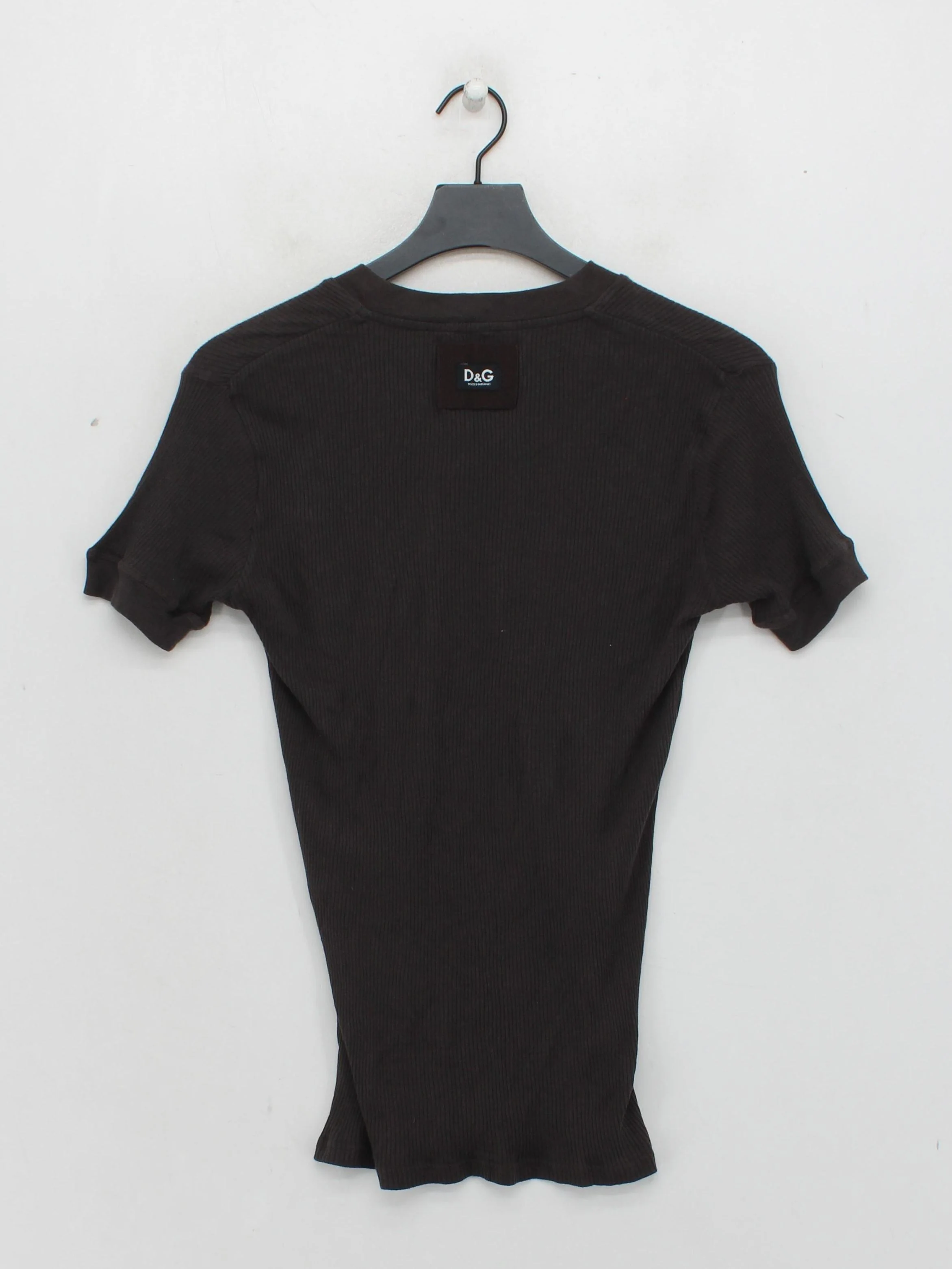 Dolce & Gabbana Men's T-Shirt L Brown 100% Cotton Basic - Image 2