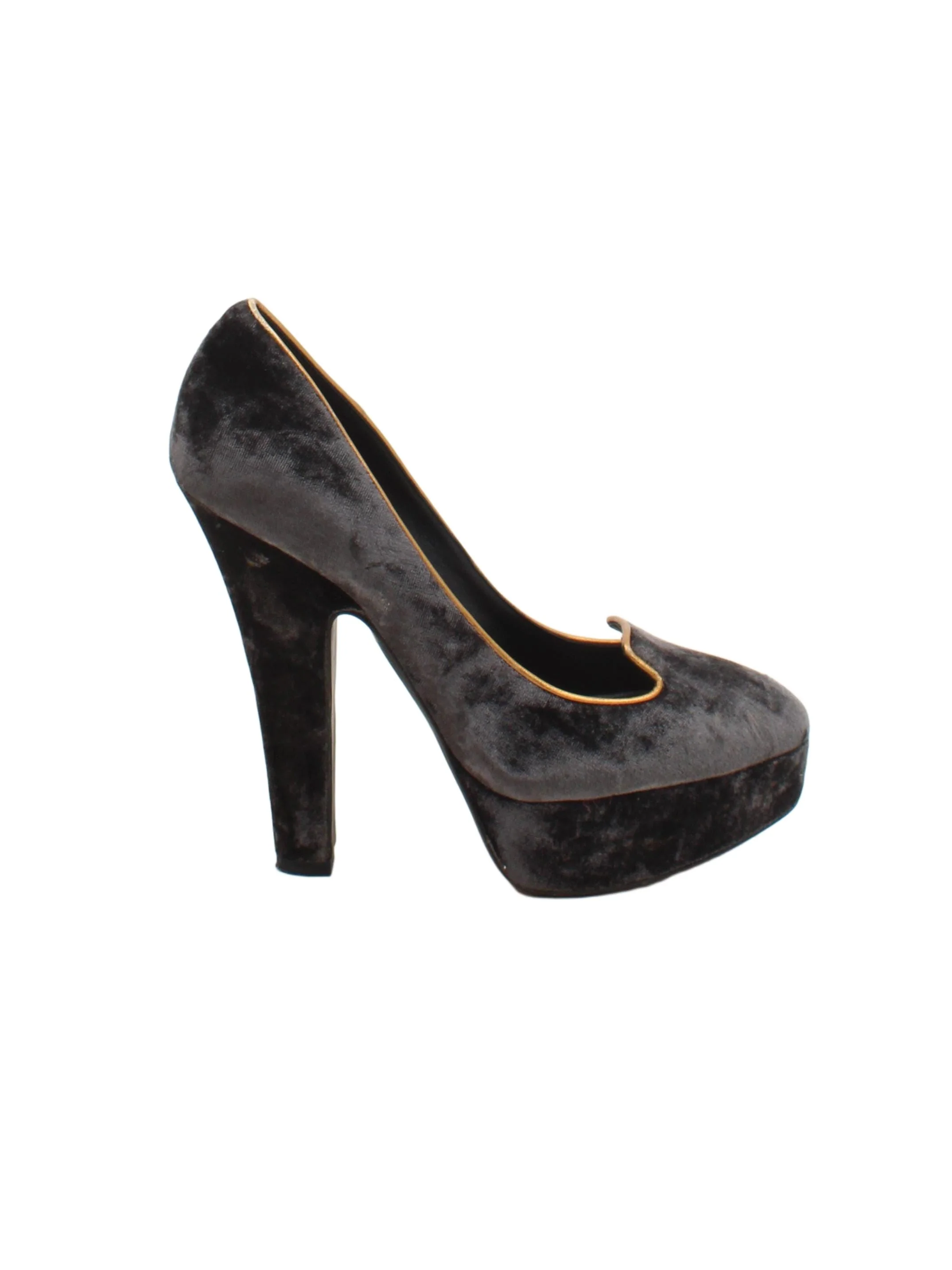 Dolce & Gabbana Women's Heels UK 4 Black 100% Other Platform