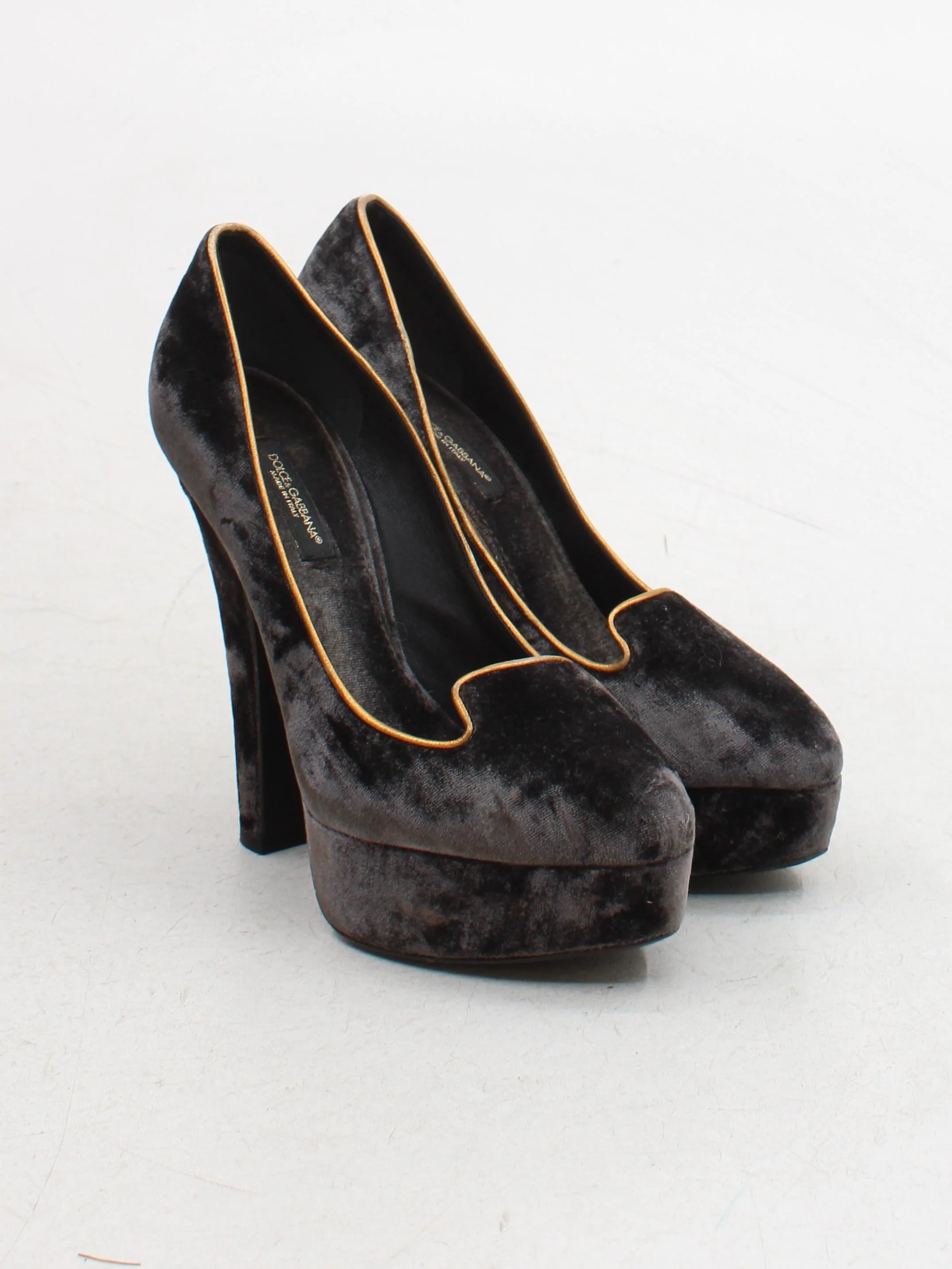 Dolce & Gabbana Women's Heels UK 4 Black 100% Other Platform - Image 4