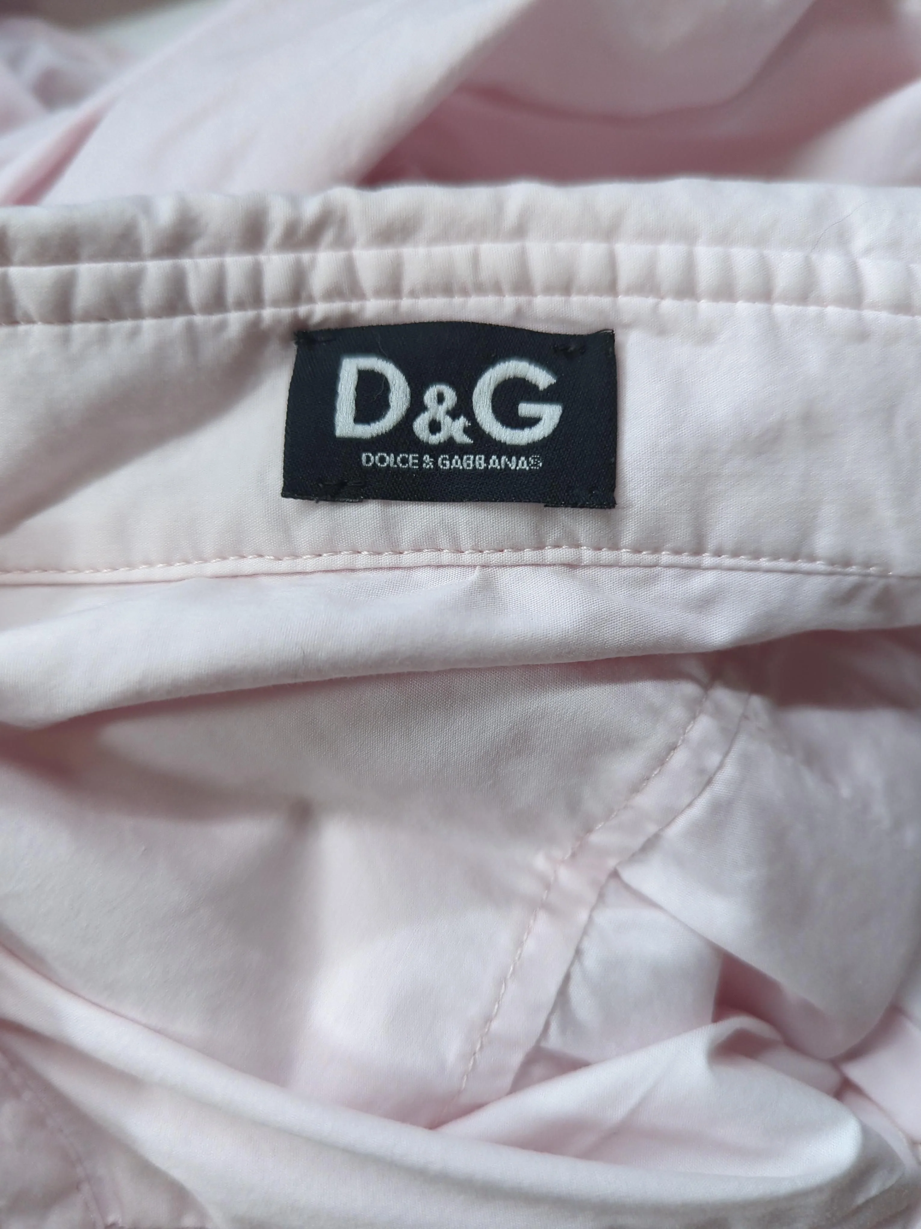 Dolce & Gabbana Women's Shirt UK 14 Pink Cotton with Polyamide, Elastane Basic - Image 5