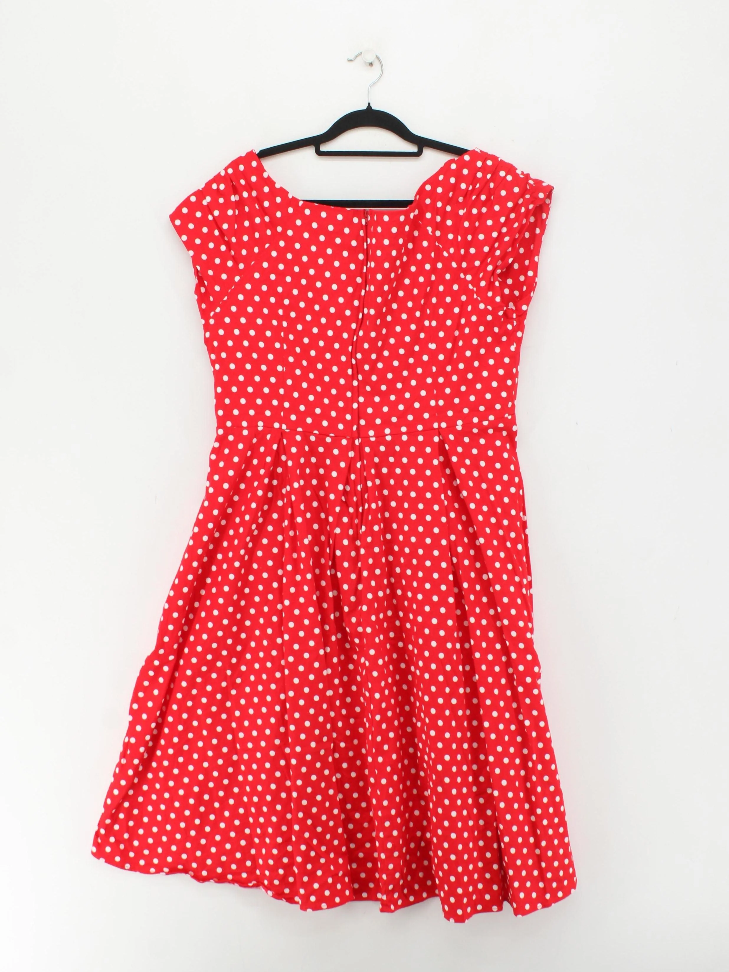 Dolly and Dotty Skater Midi Dress UK22 in Red - Image 2