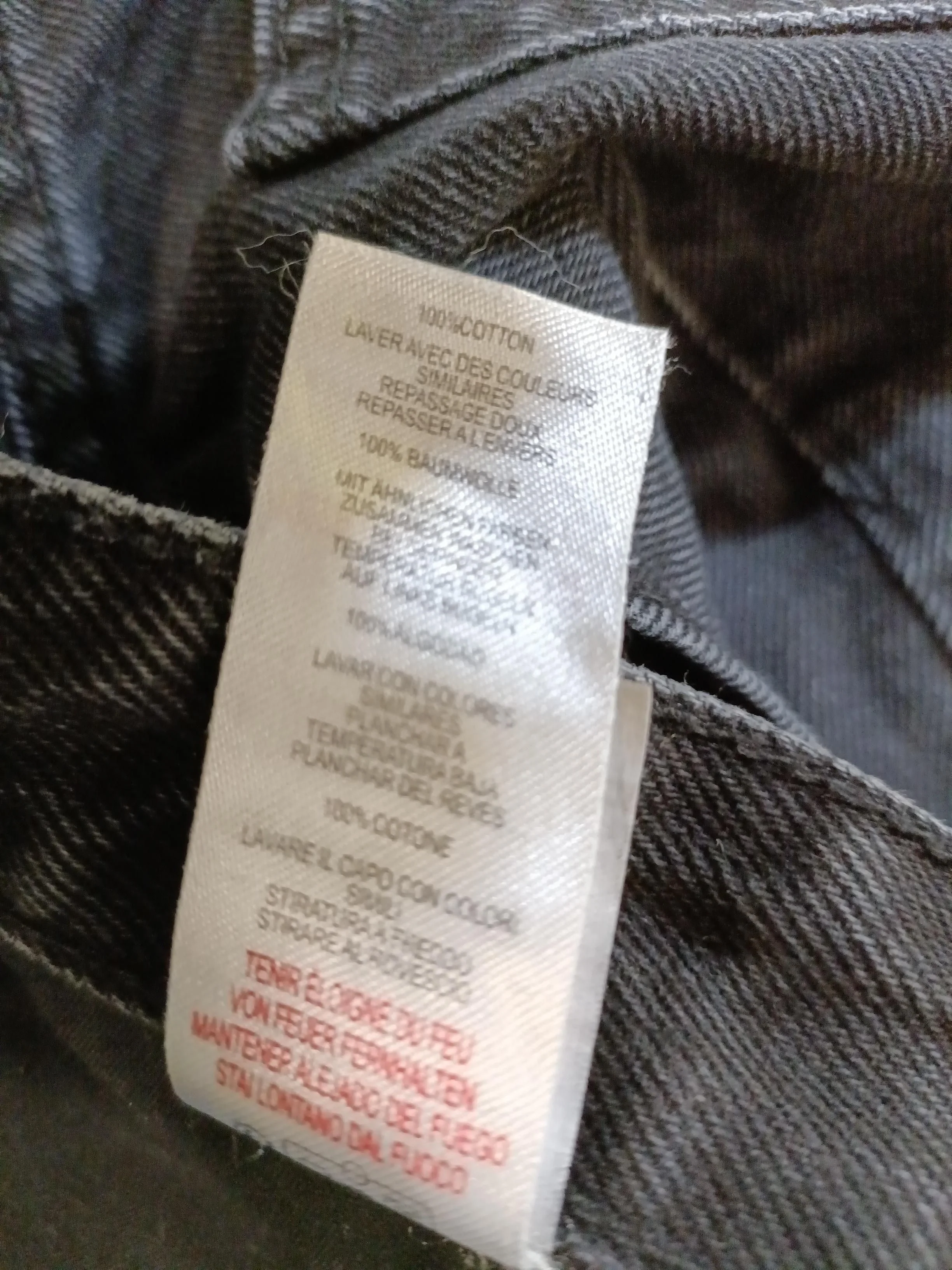 Don''t Think Twice Women's Jeans UK 10 Black 100% Cotton Mom - Image 6