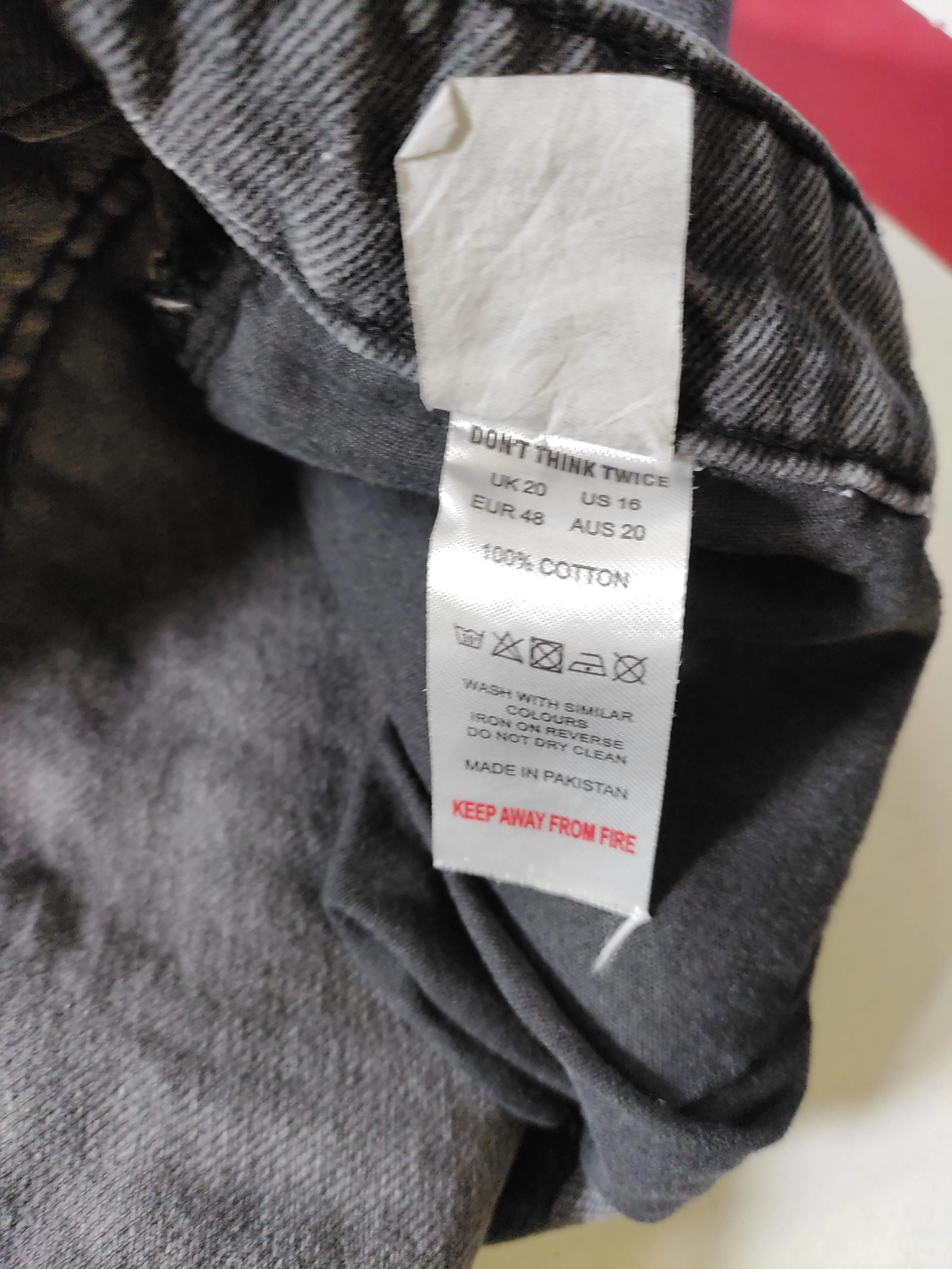 Don''t Think Twice Women's Shorts UK 20 Grey 100% Cotton Mom - Image 7