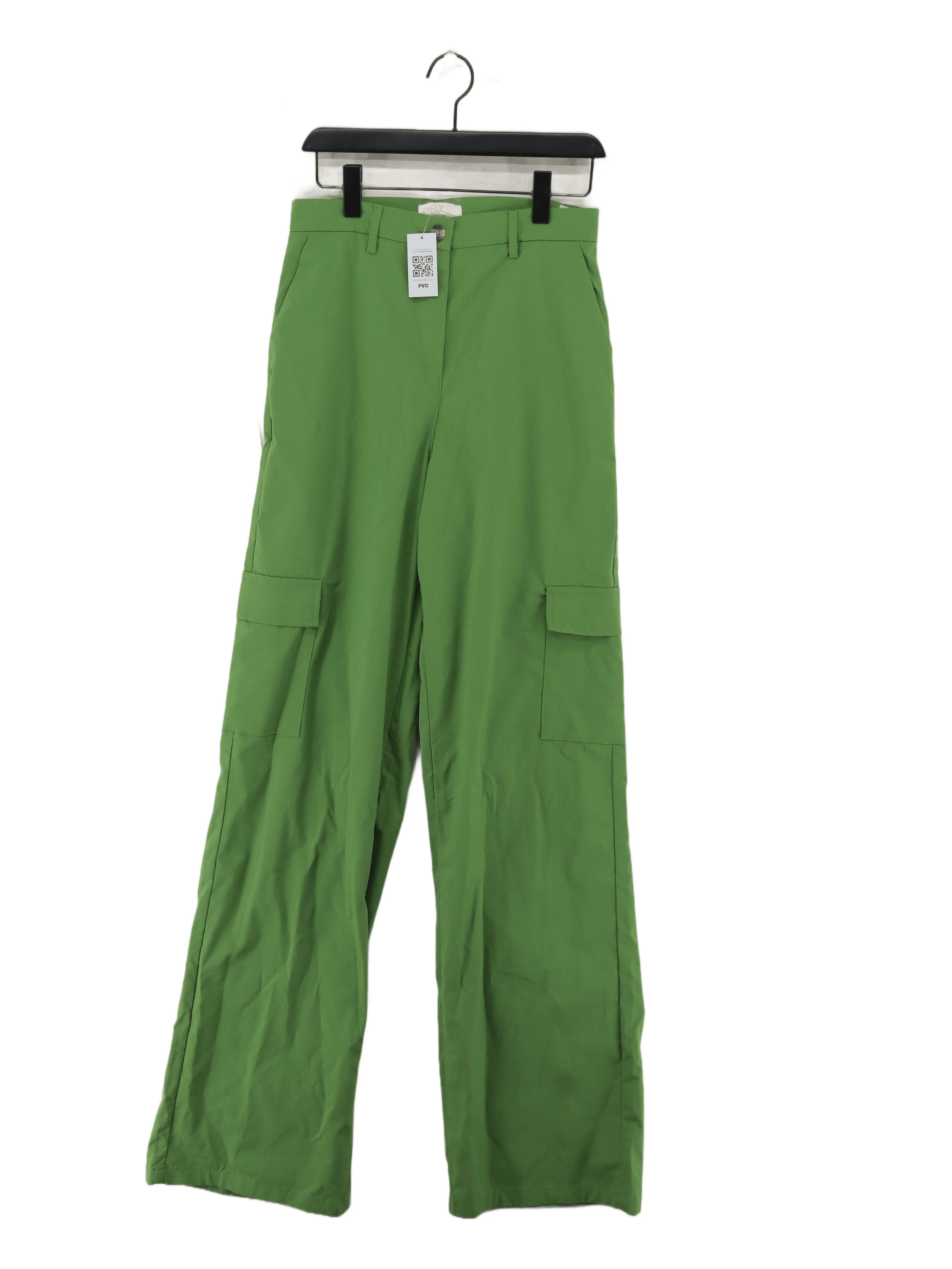 Don''t Think Twice Women's Trousers M Green 100% Other Wide-Leg Cargo