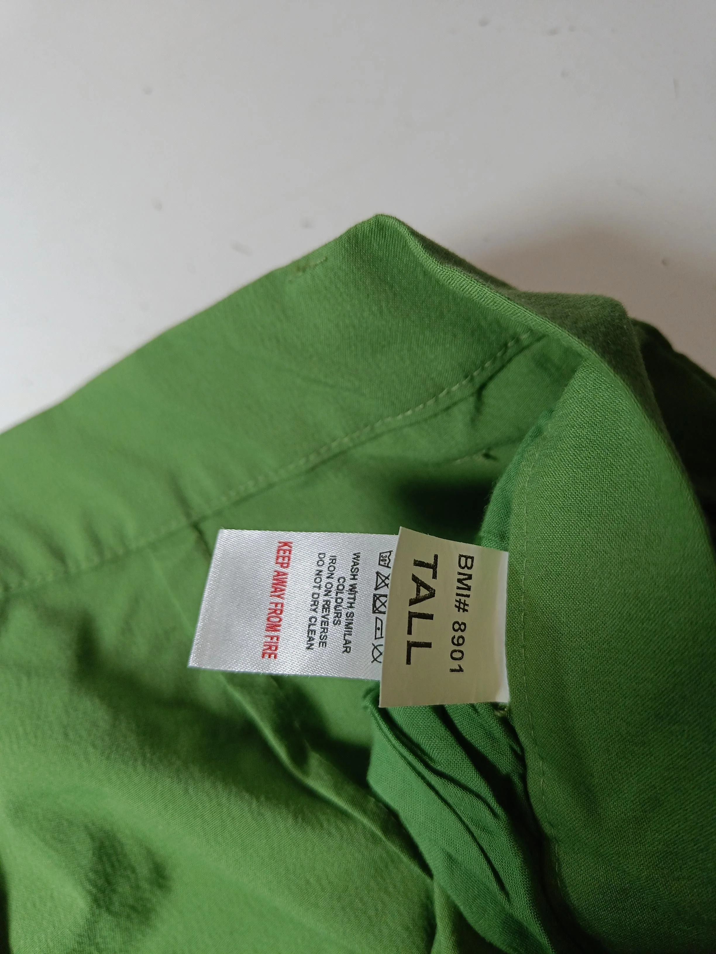 Don''t Think Twice Women's Trousers M Green 100% Other Wide-Leg Cargo - Image 7