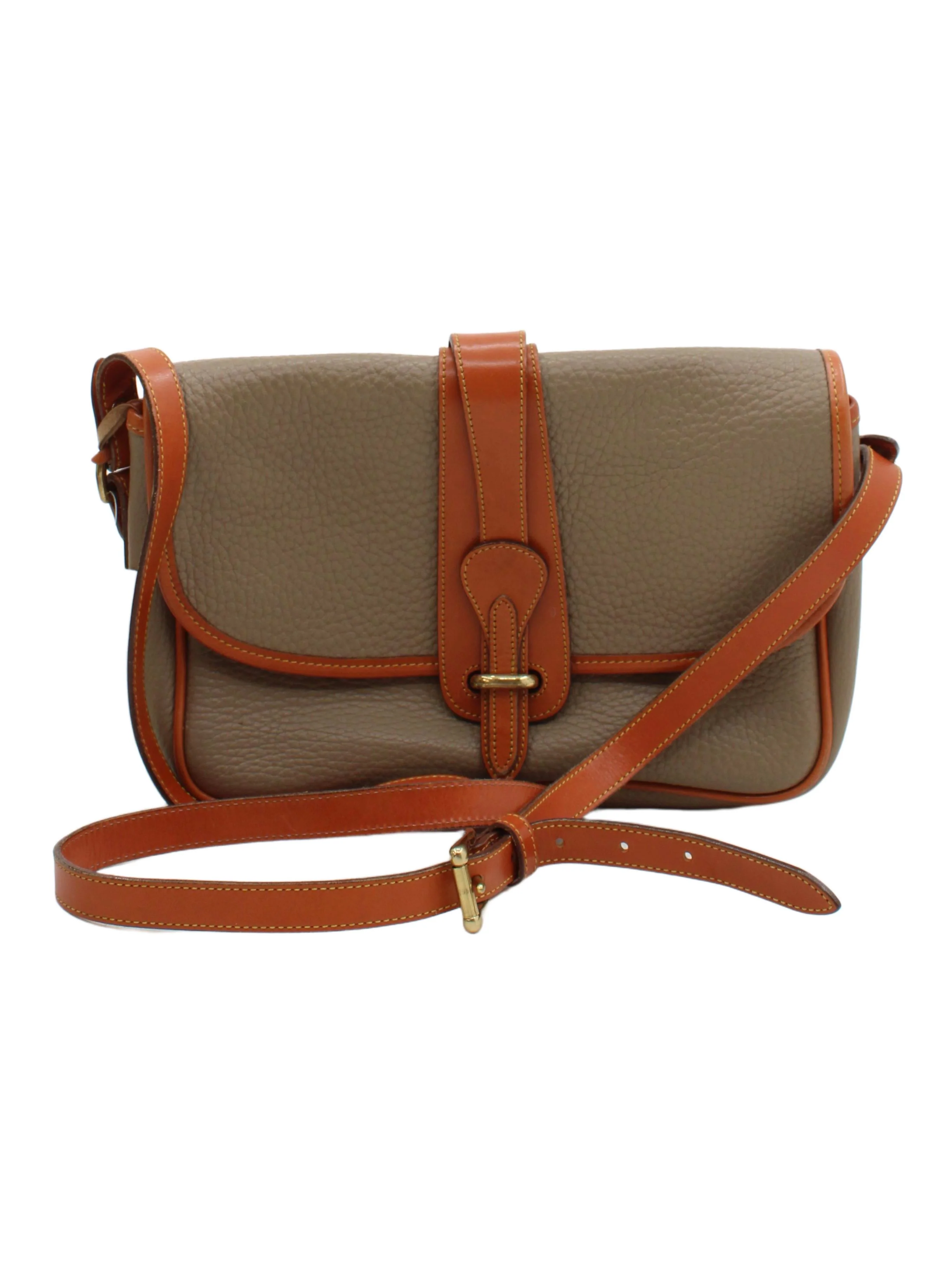 Dooney & Bourke Women's Bag Grey 100% Leather Crossbody