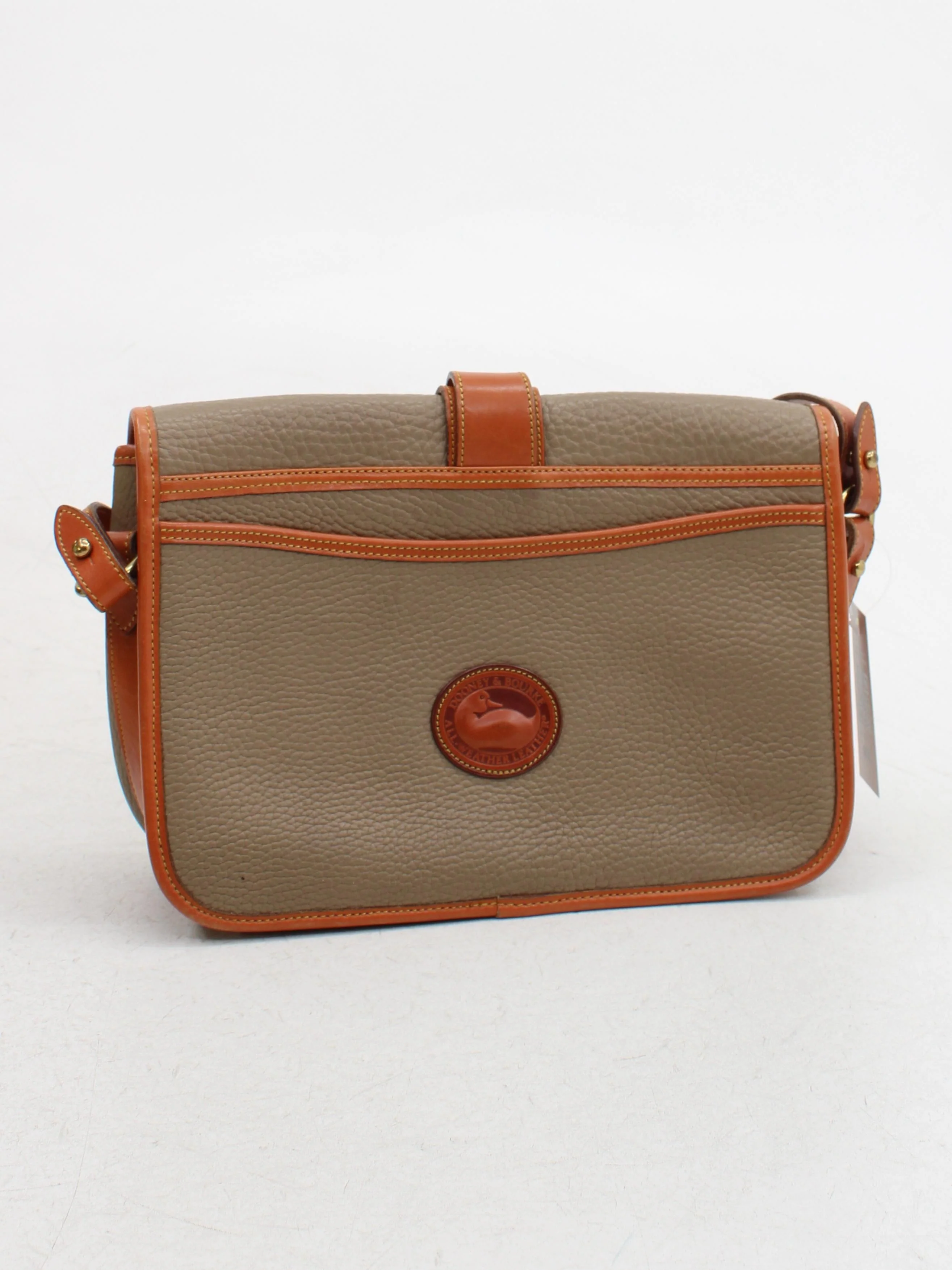 Dooney & Bourke Women's Bag Grey 100% Leather Crossbody - Image 2