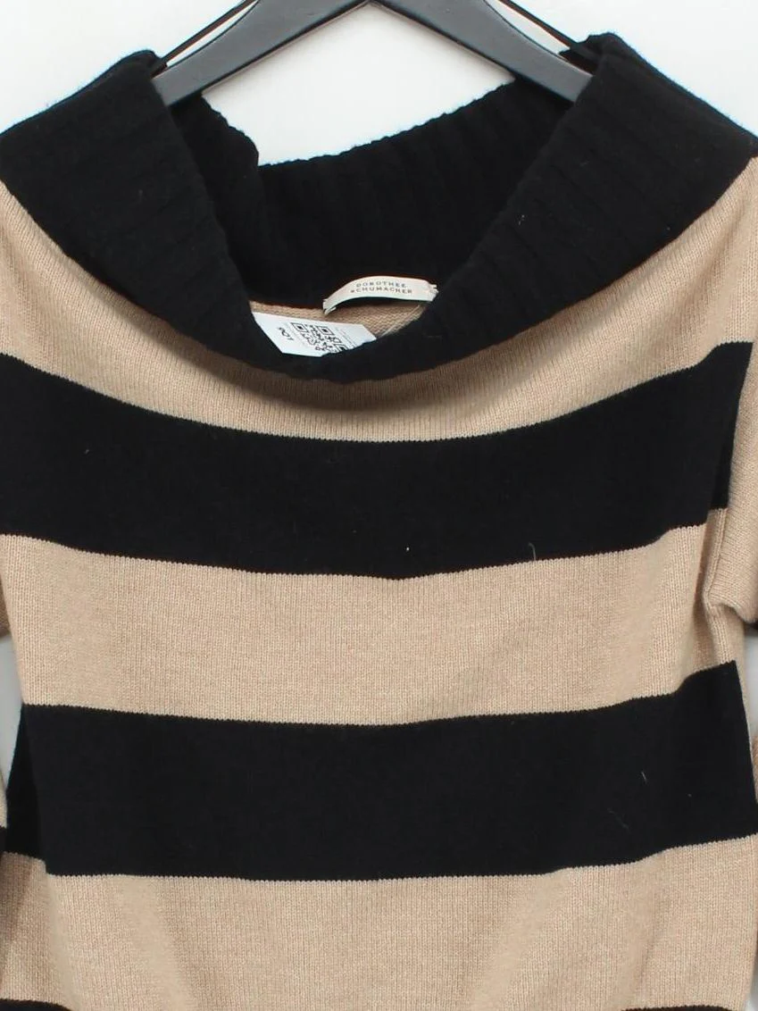 Dorothee Schumacher Women's Jumper UK 6 Multi Wool with Cashmere Pullover - Image 3