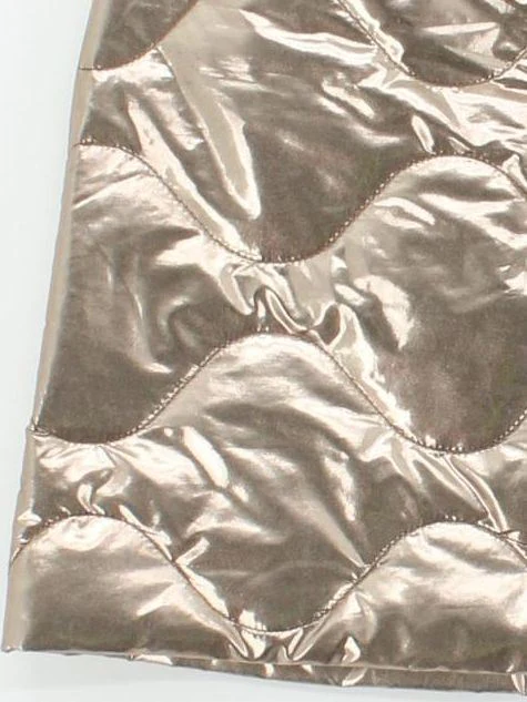 Dorothee Schumacher Women's Mini Skirt UK 6 Gold 100% Polyester Short Mini - Image 4